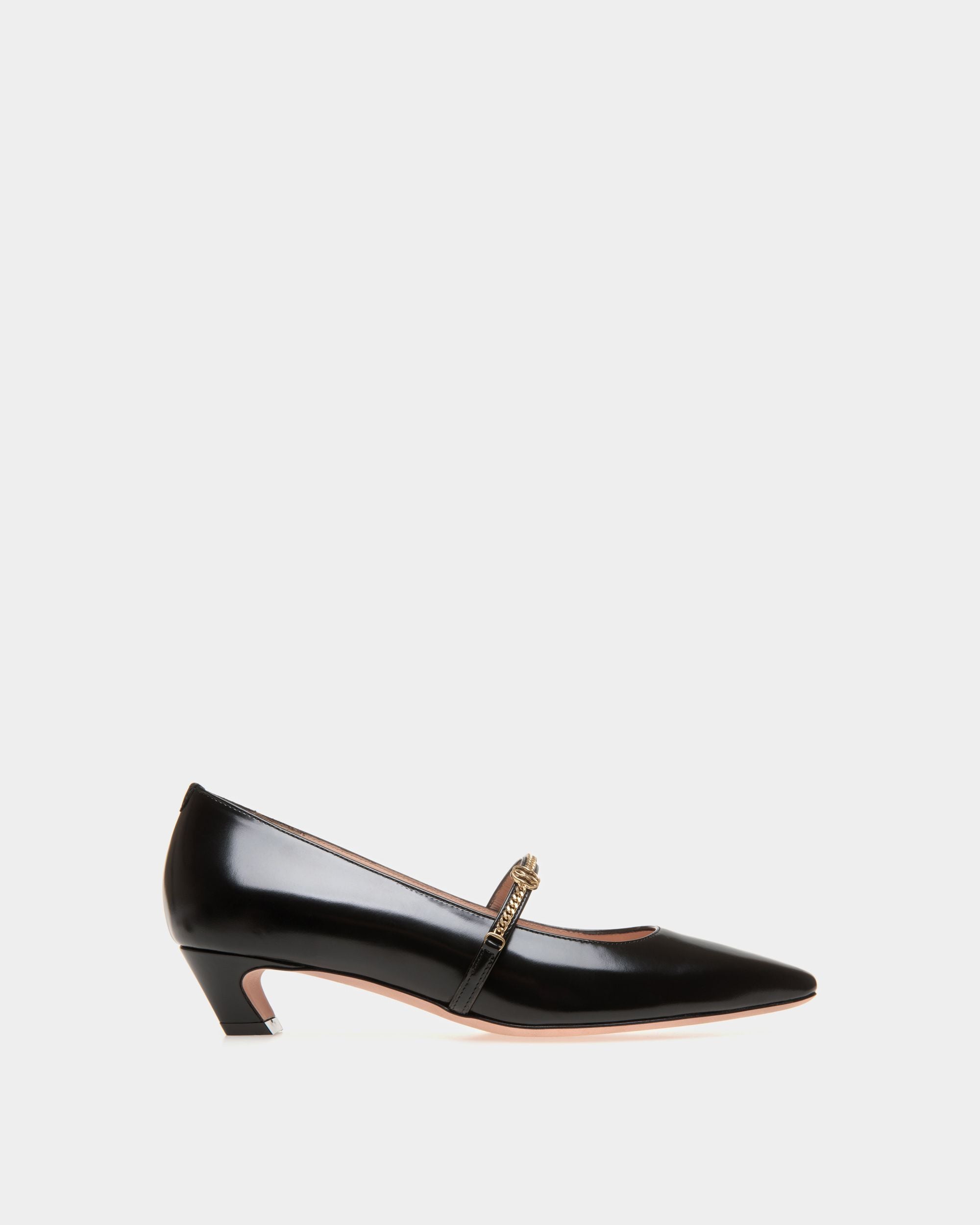 Sylt Mary Jane Aus Leder In Schwarz - Damen - Bally - 01