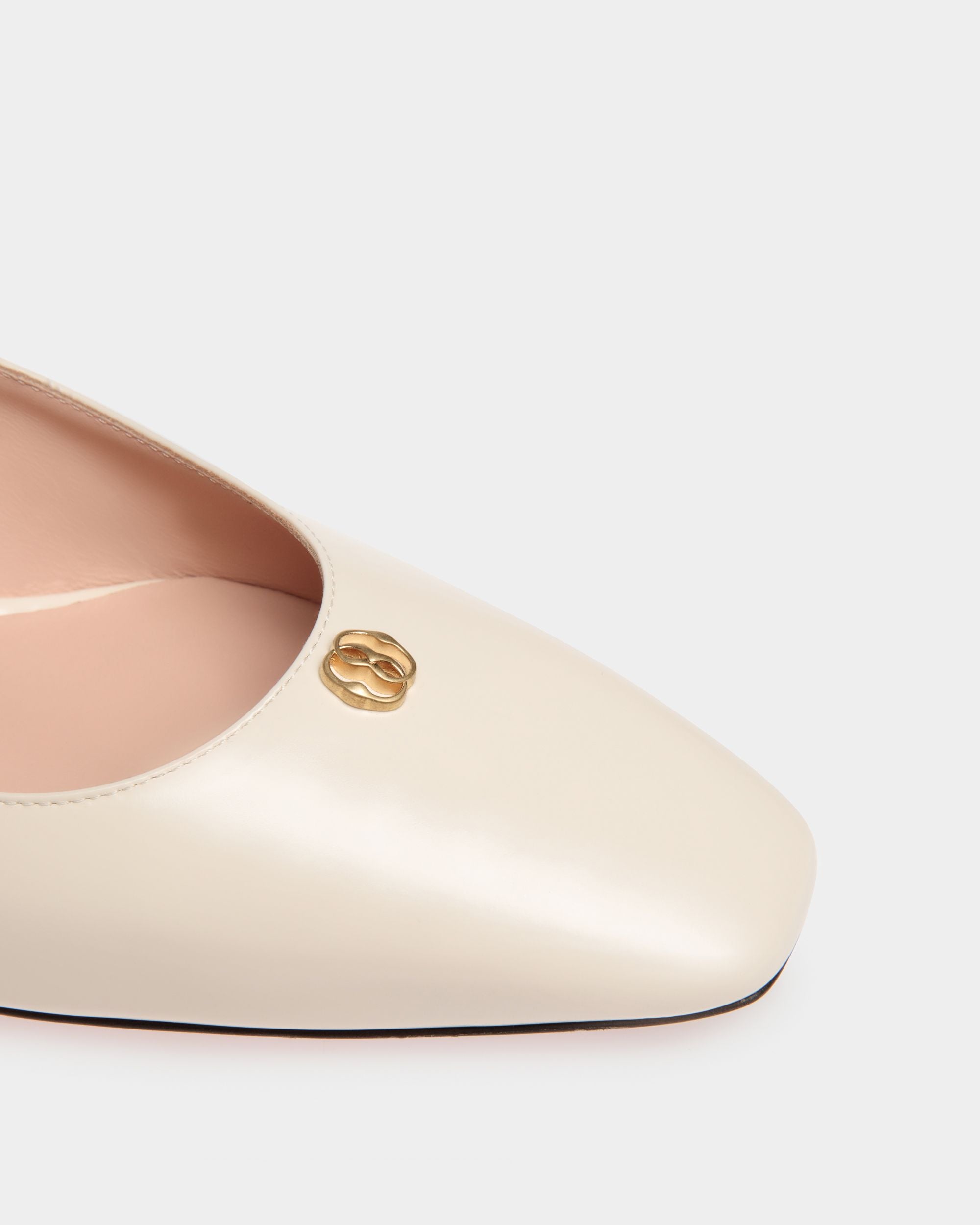 Sylt Slingpumps Aus Leder In Weiß - Damen - Bally - 04