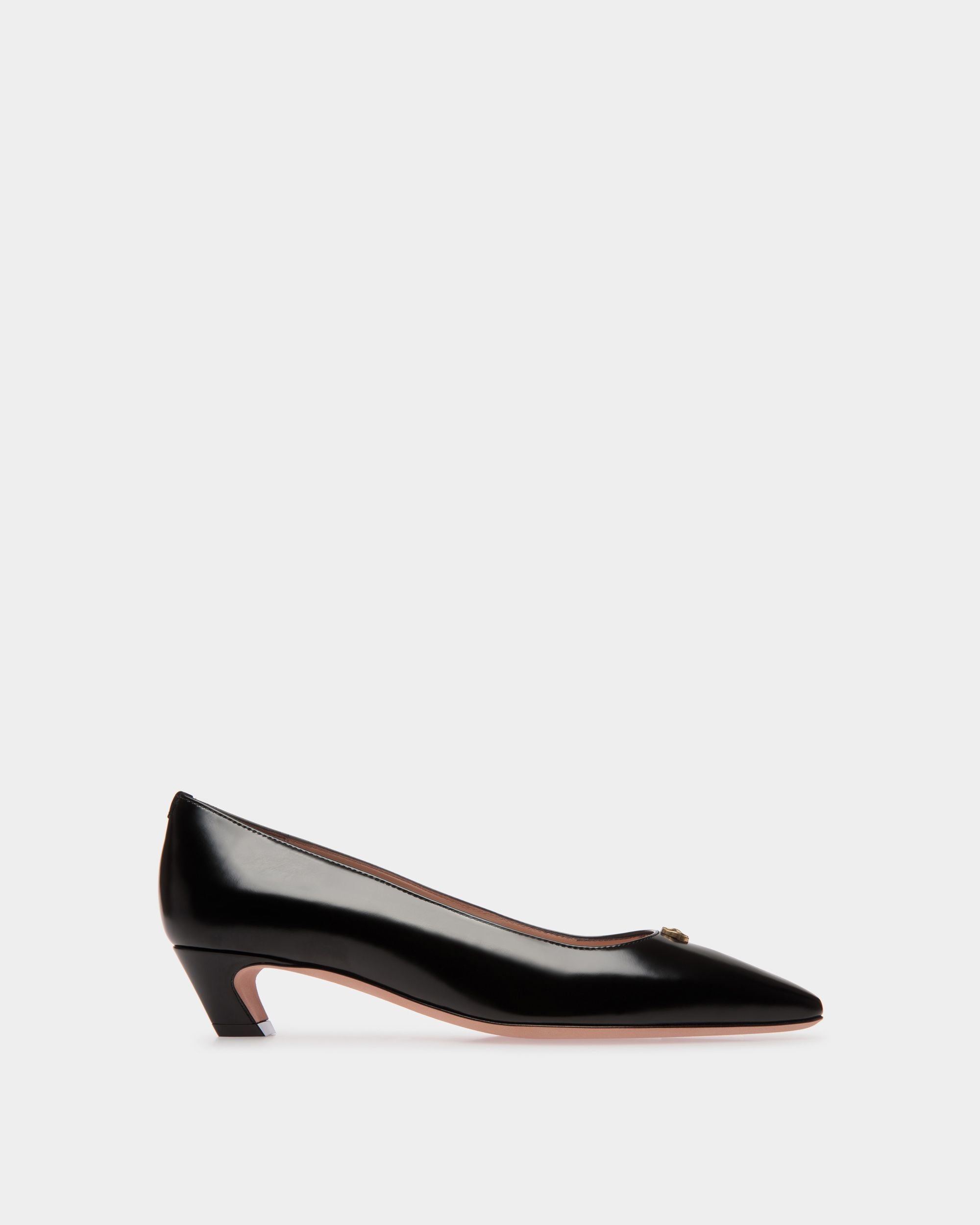 Sylt Pump In Black Leather - Donna - Bally - 01