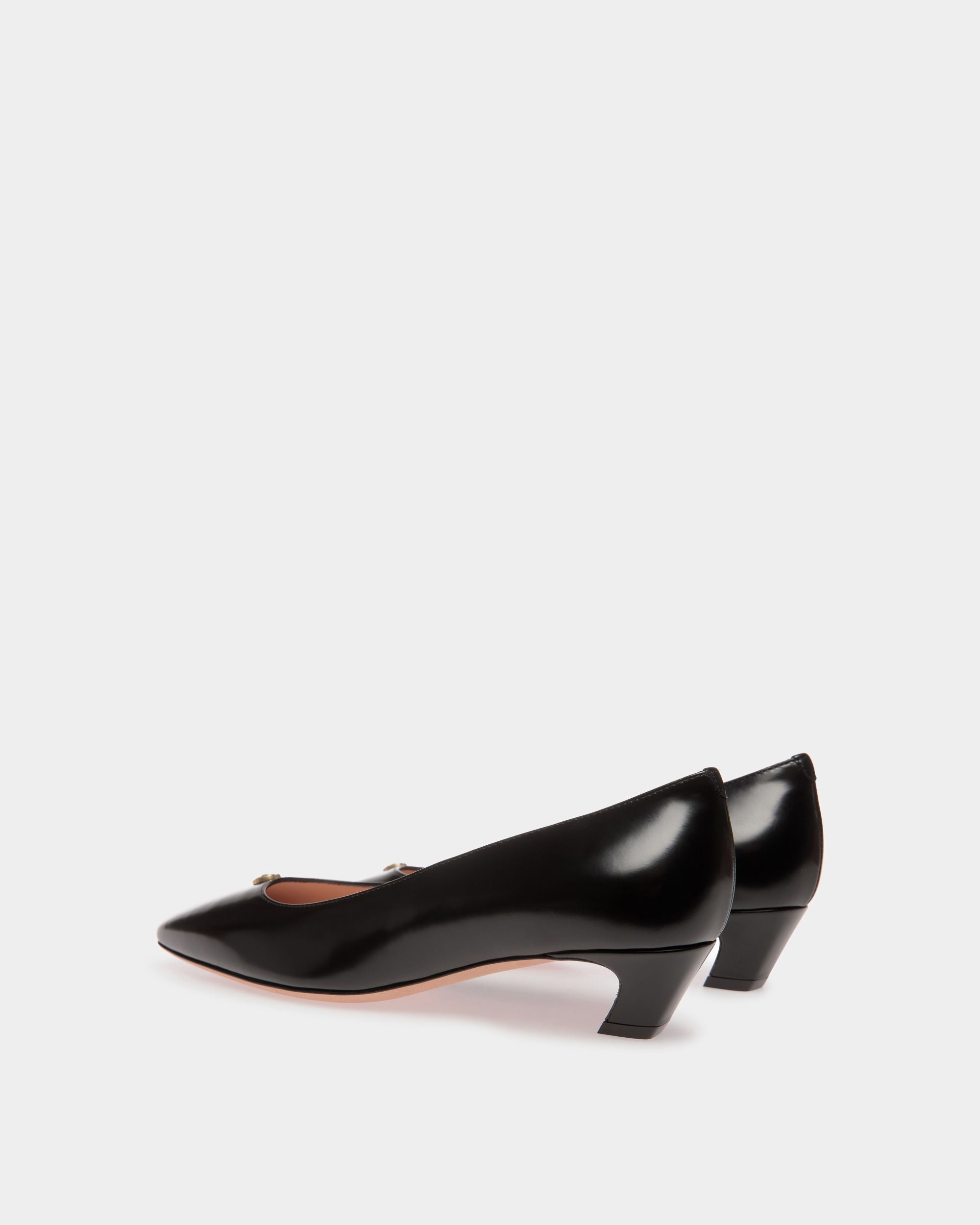 Escarpin Sylt En Cuir Noir - Femme - Bally - 03