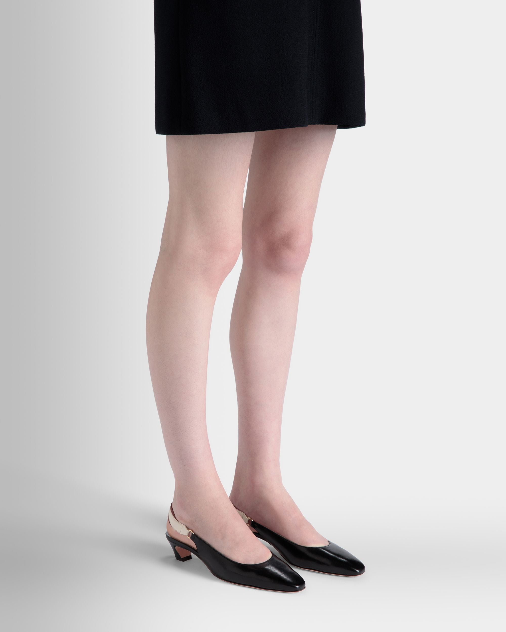 Sylt Slingpumps Aus Nappaleder In Schwarz - Damen - Bally - 02