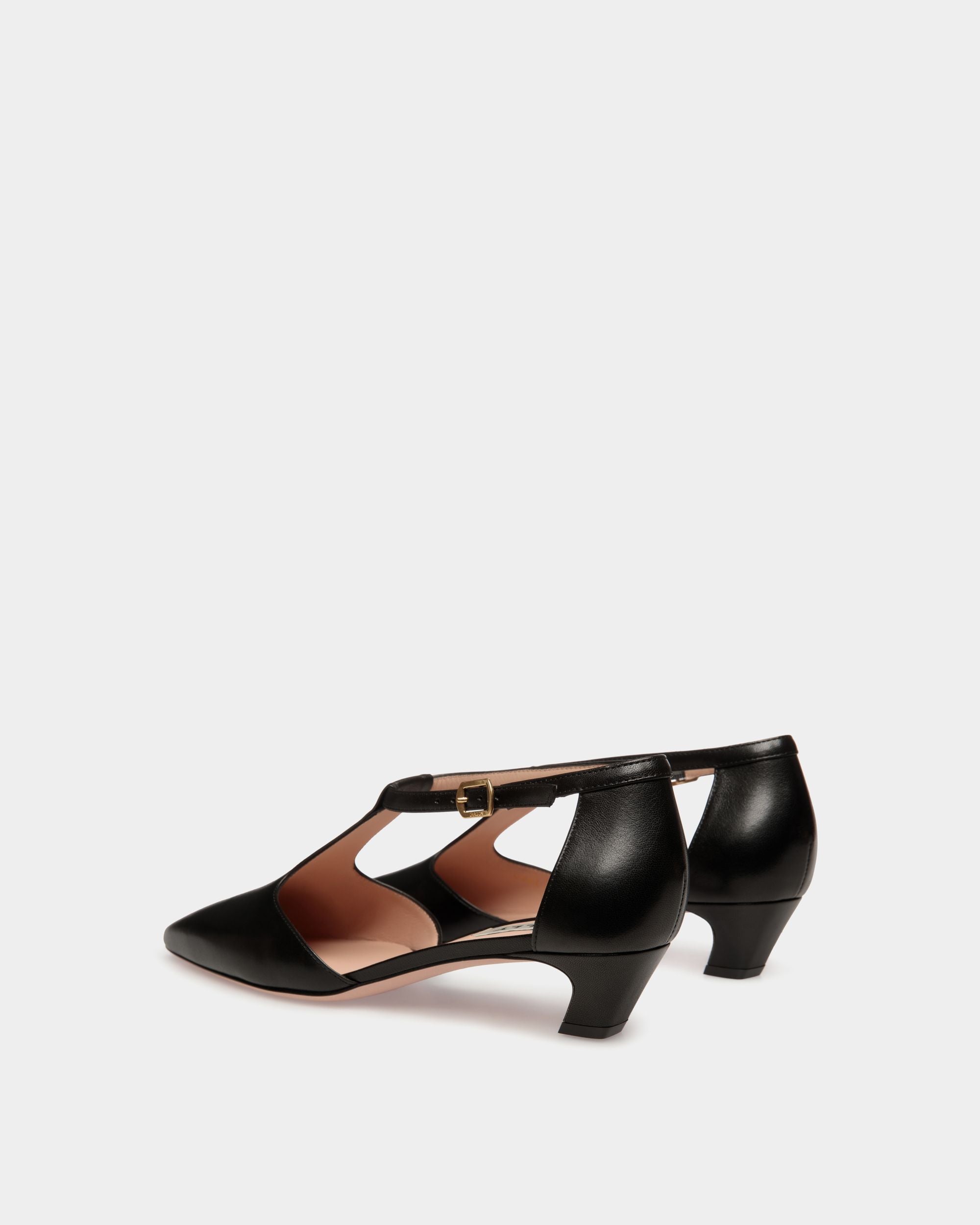 Sylt Pumps Aus Schwarzem Leder - Damen - Bally - 04