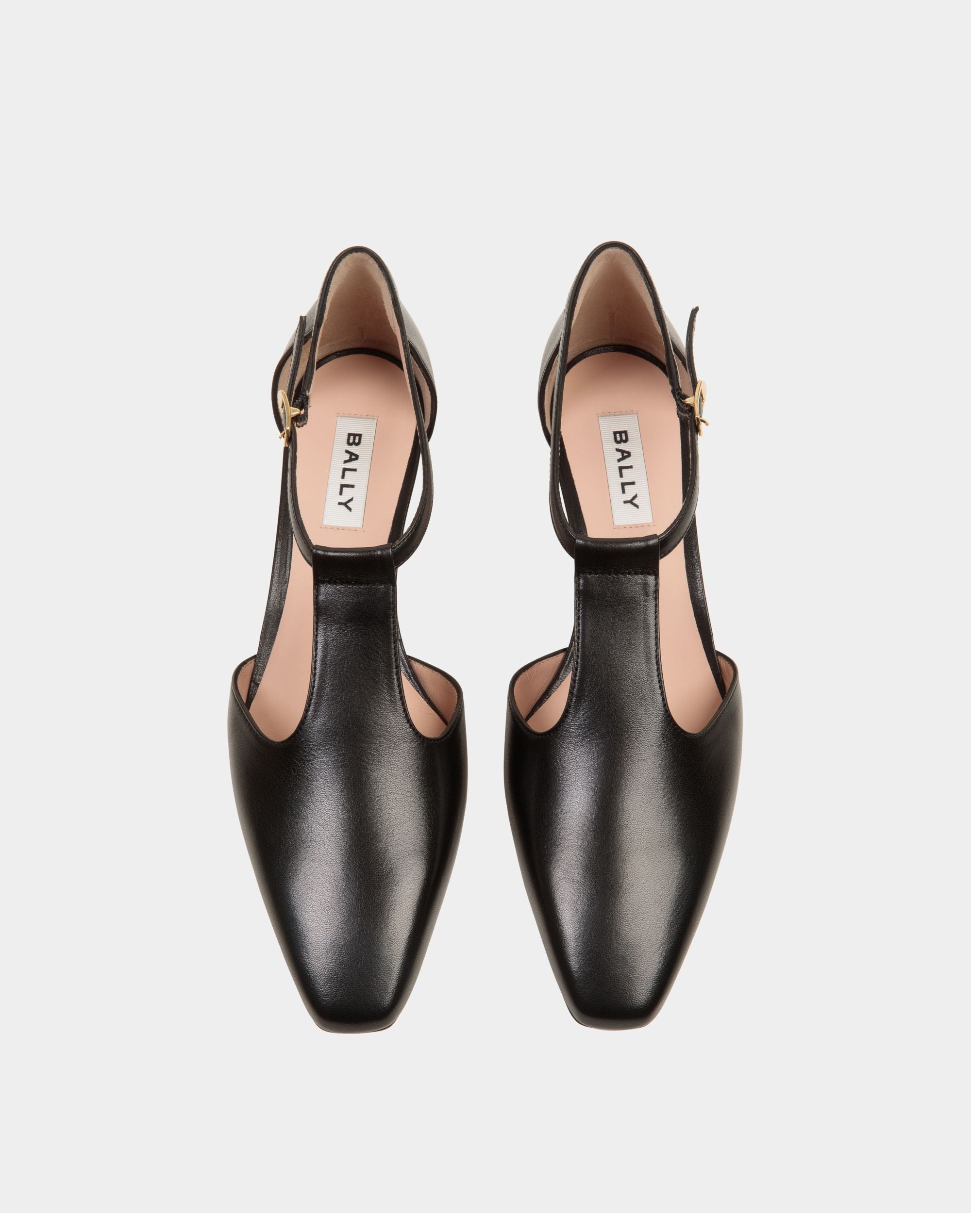 Sylt Pumps Aus Schwarzem Leder - Damen - Bally - 05