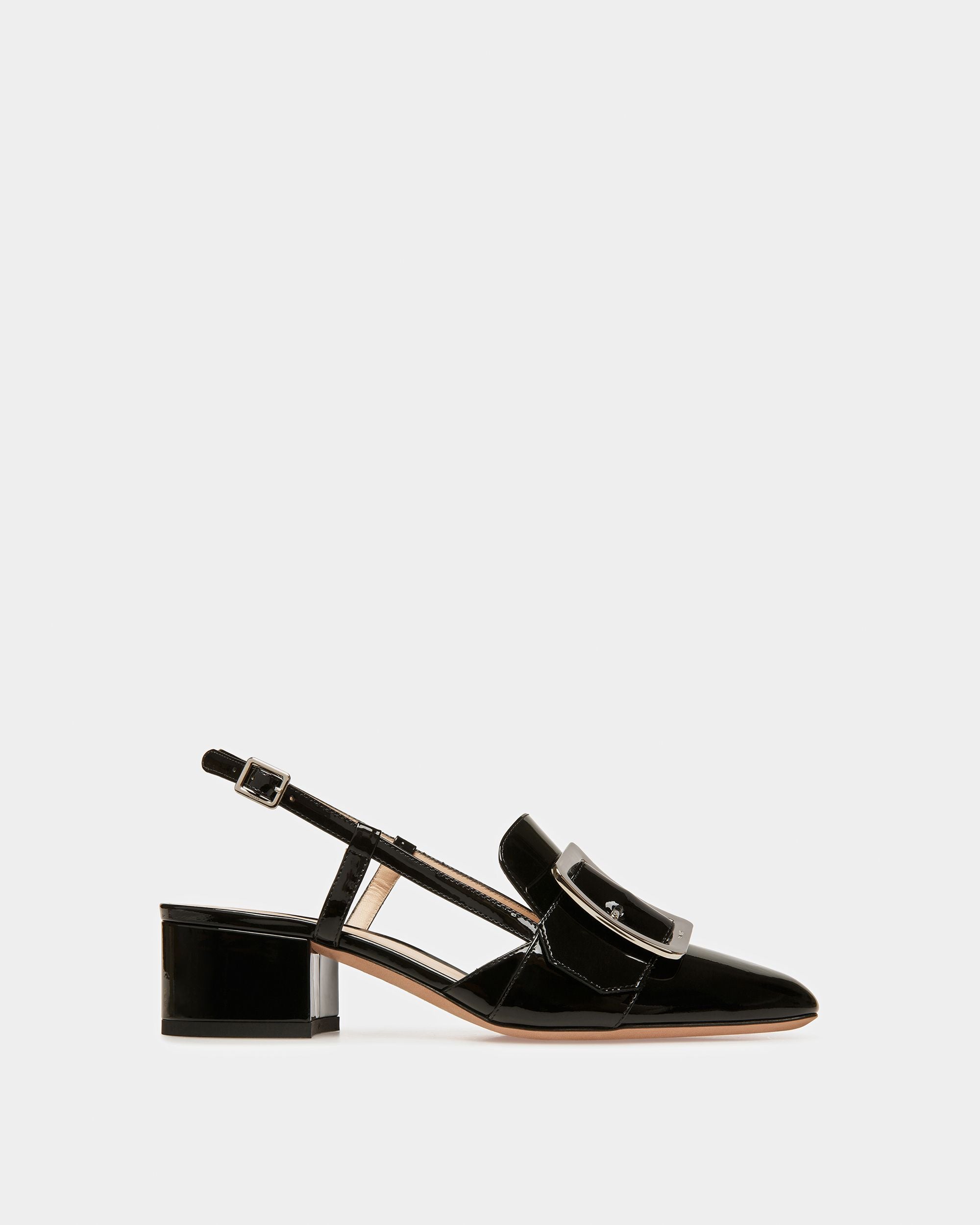 Jasmine Décolleté Slingback In Pelle Nera - Donna - Bally - 01