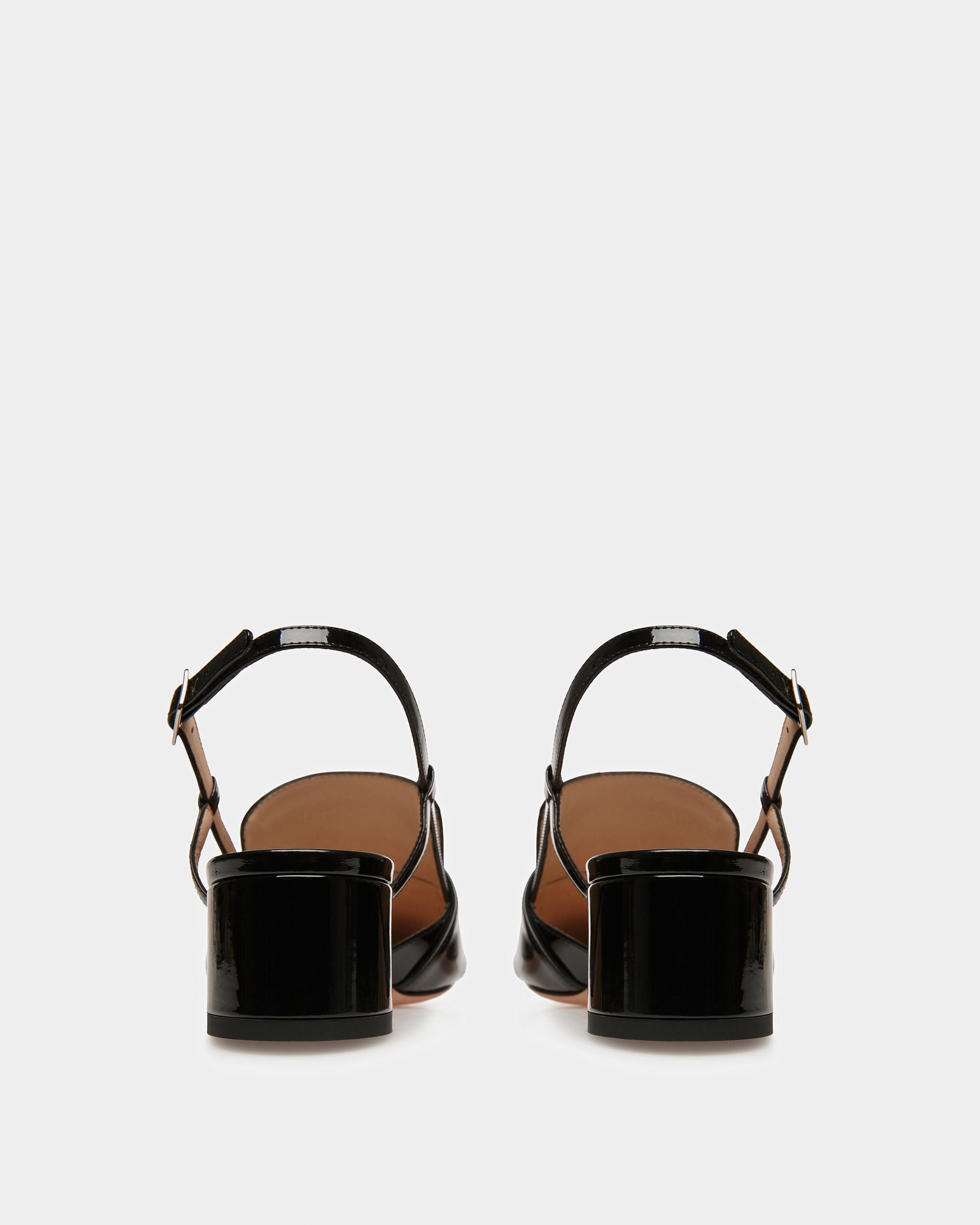Jasmine Décolleté Slingback In Pelle Nera - Donna - Bally - 04