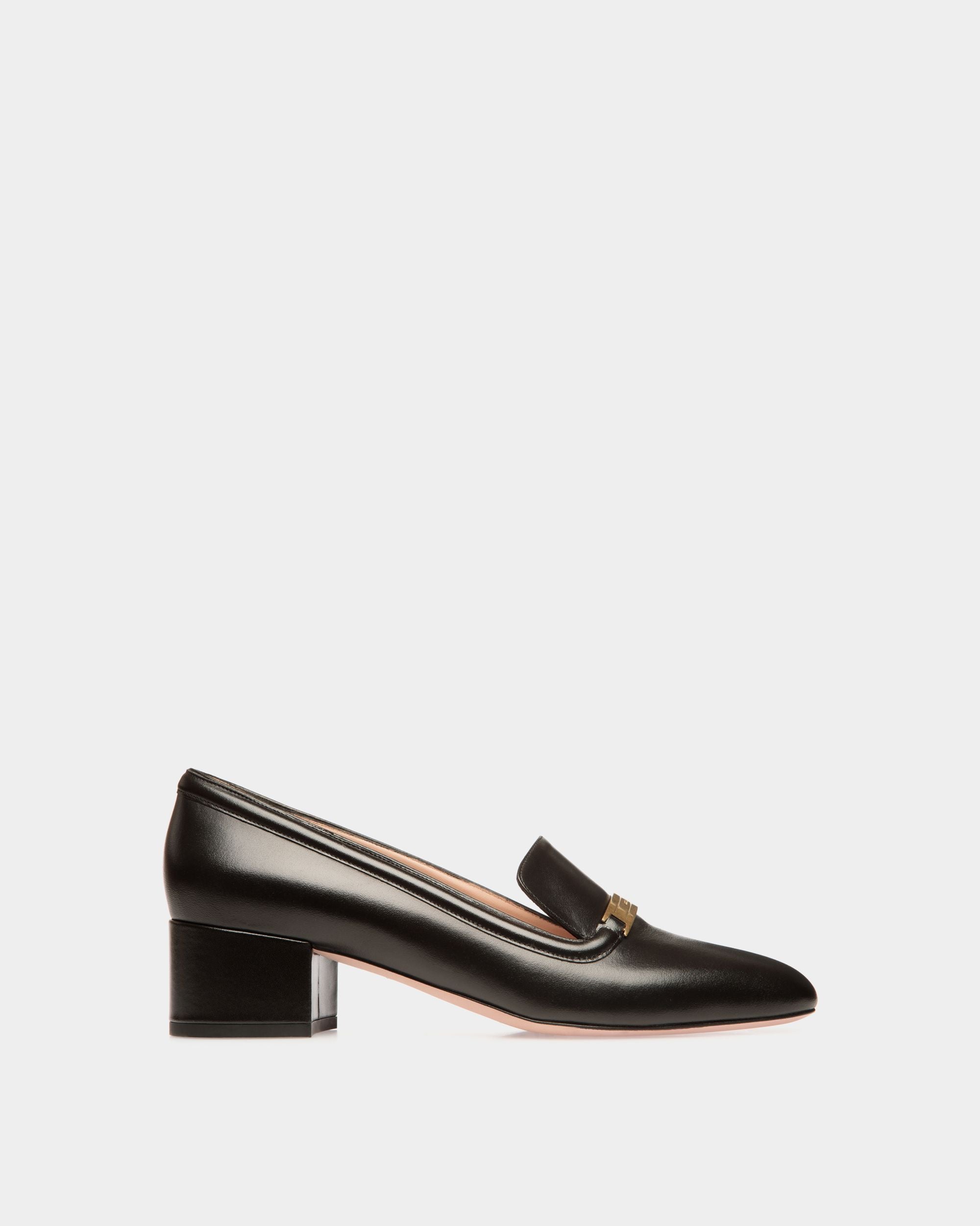Décolleté Deco In Pelle Nera - Donna - Bally - 01