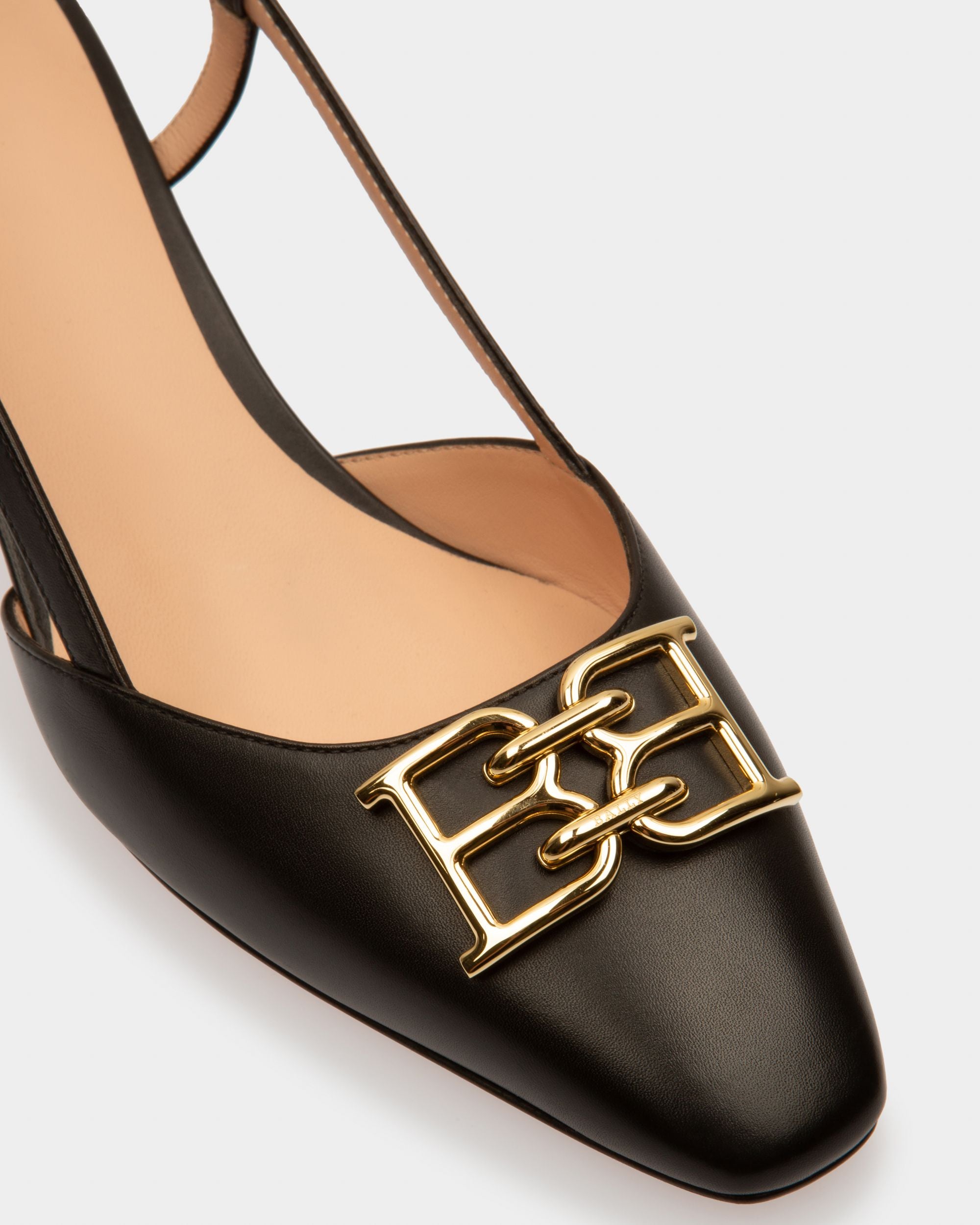 Eva Pumps Aus Schwarzem Leder - Damen - Bally - 04
