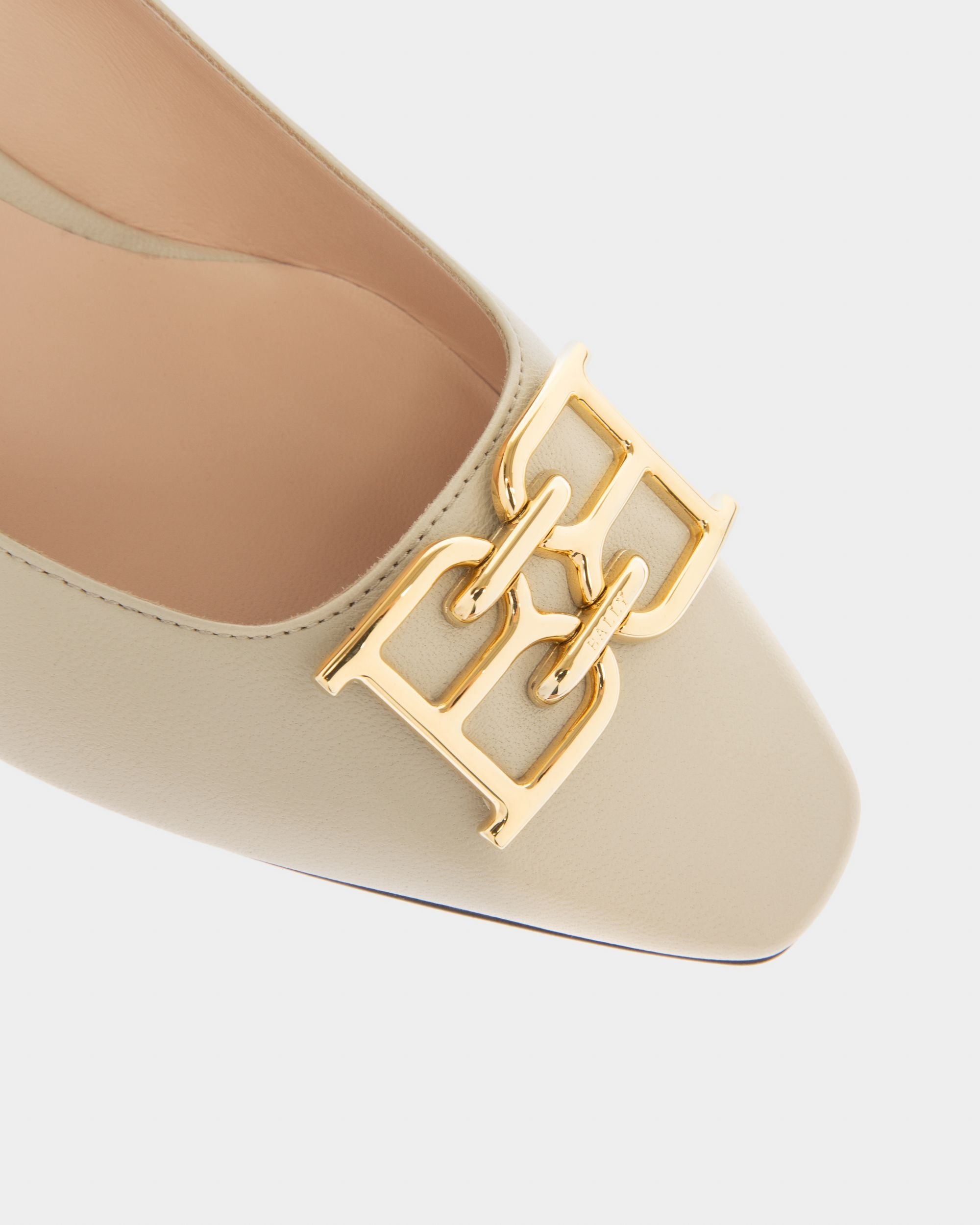 Evanca Escarpins En Cuir Beige - Femme - Bally - 05