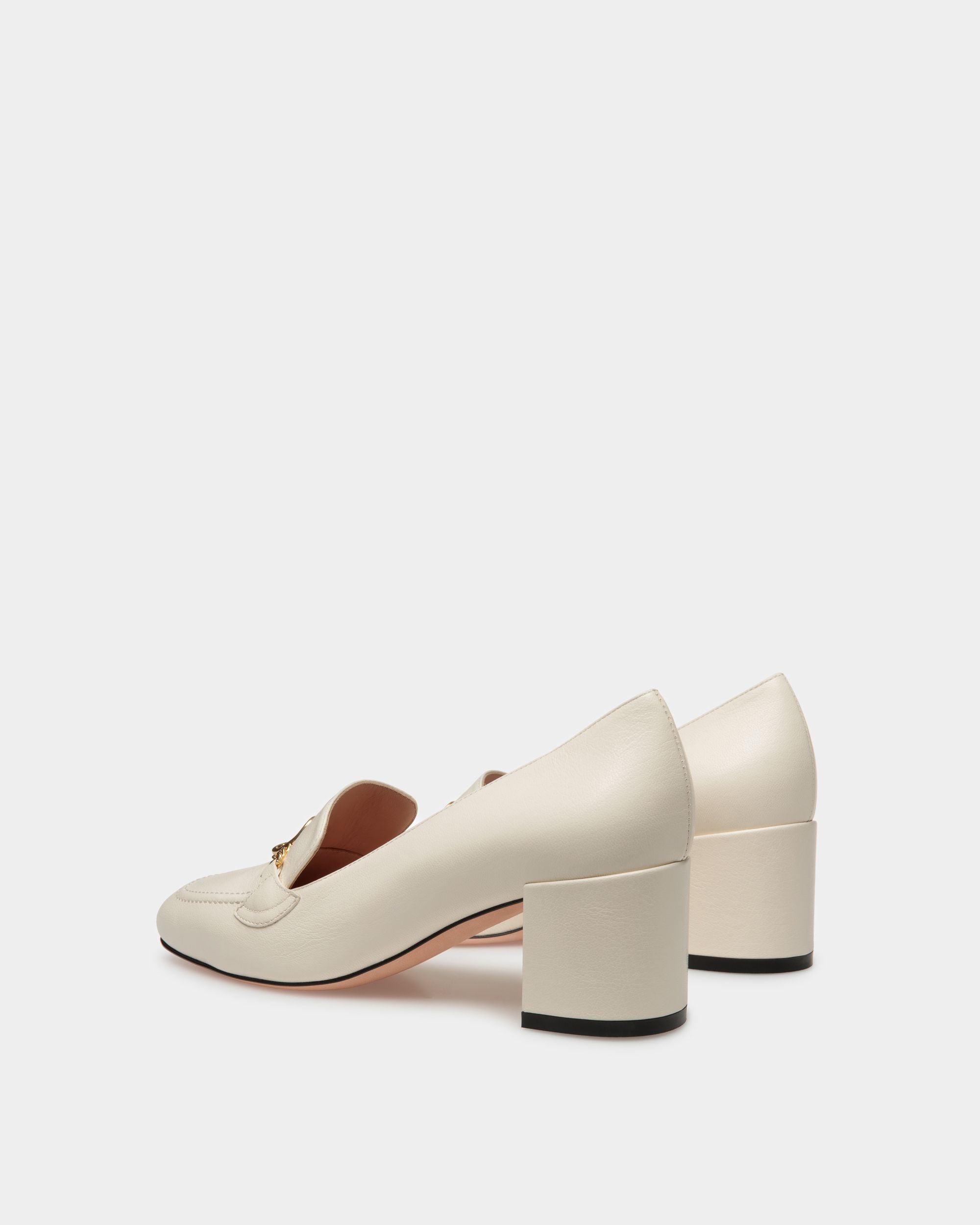 Obrien Pumps In Bone Leather - Women's - Bally - 04