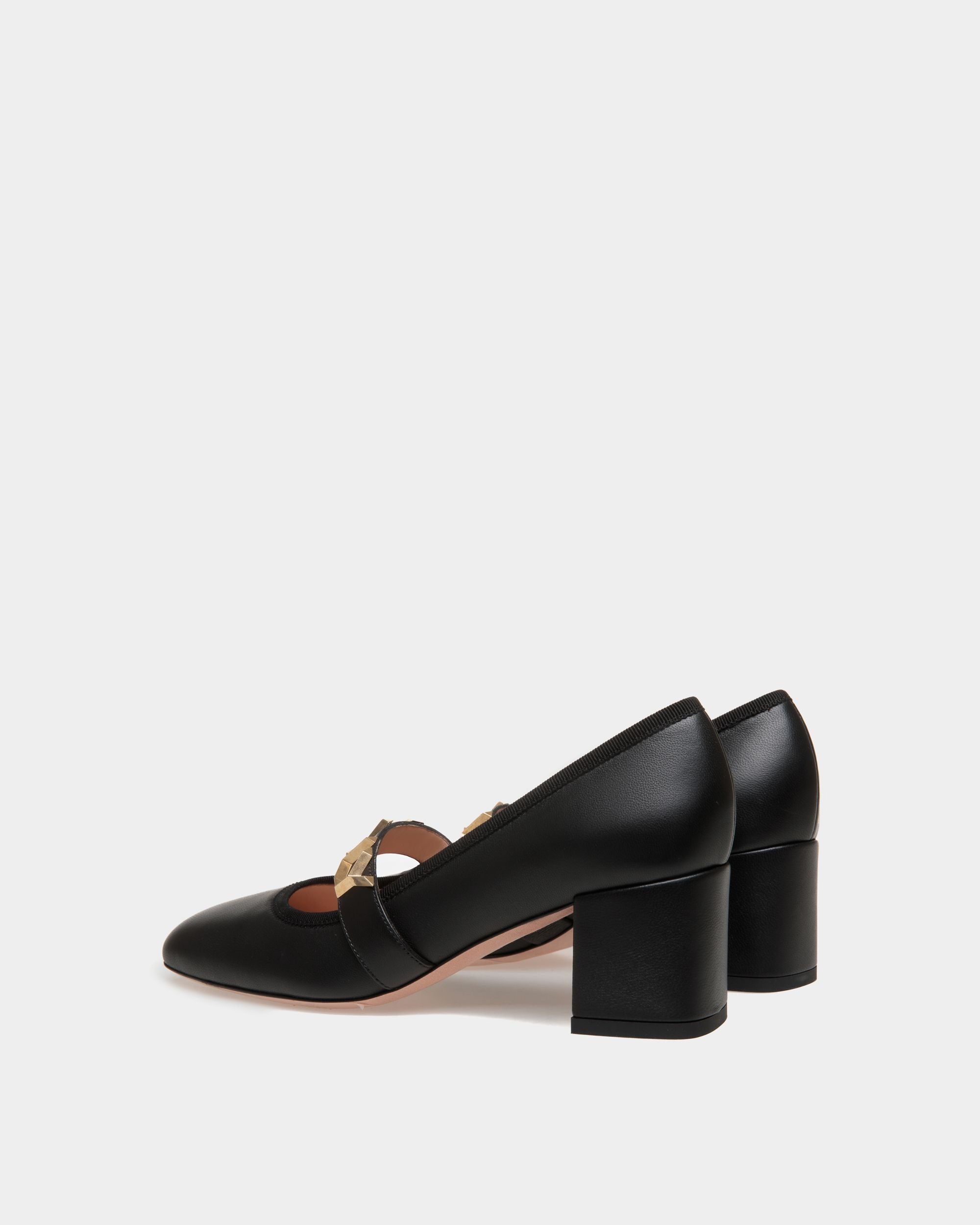 Décolleté Bally Spell In Pelle Nera - Donna - Bally - 03