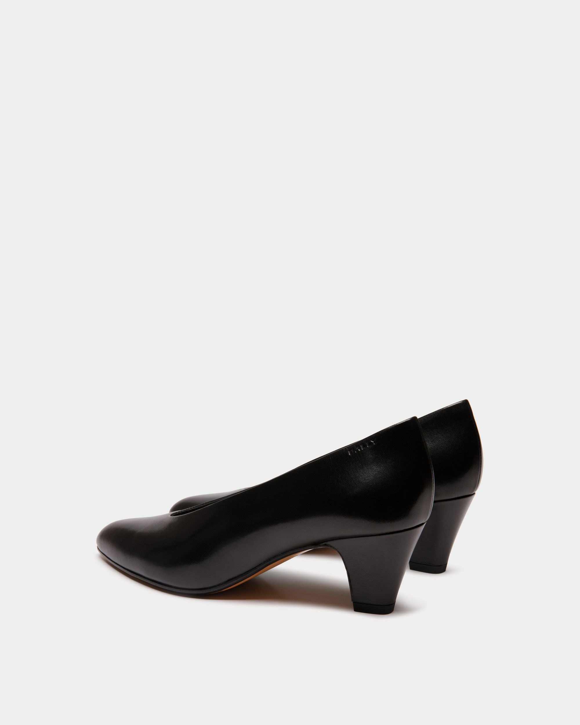 Escarpin Alva En Cuir Noir - Femme - Bally - 04