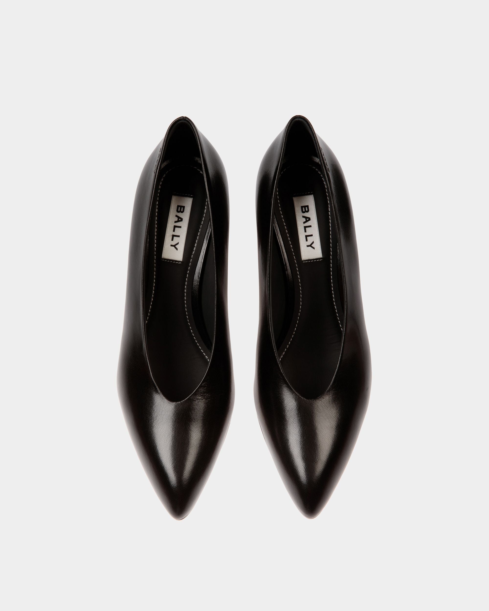 Escarpin Alva En Cuir Noir - Femme - Bally - 05