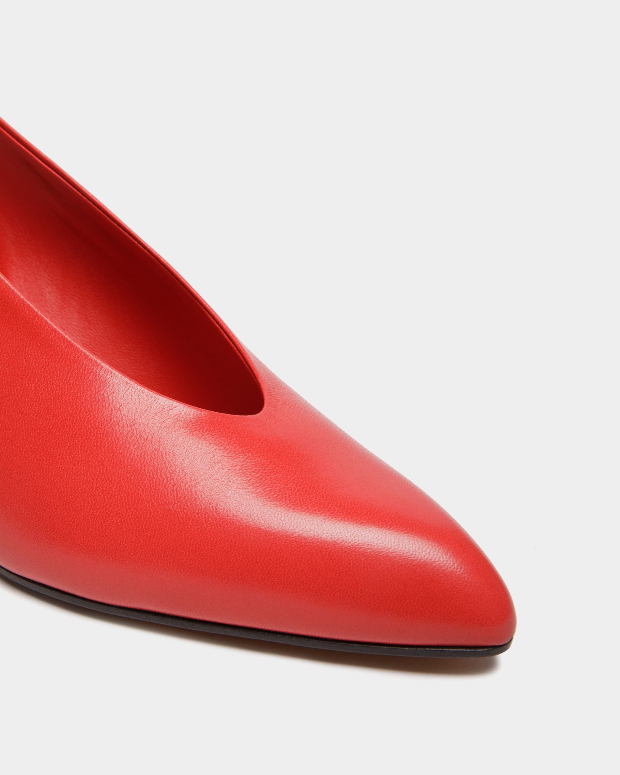 Décolleté Alva In Pelle Rossa - Donna - Bally - 05