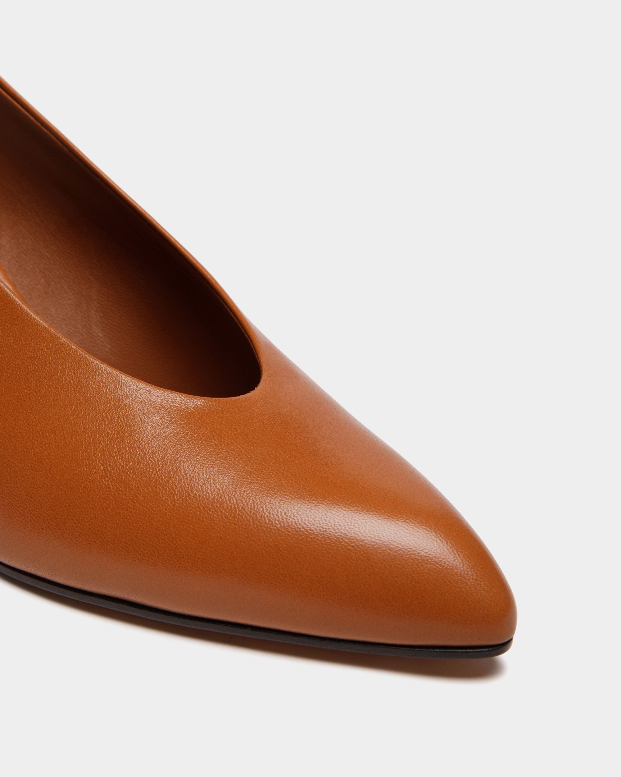 Décolleté Alva In Pelle Marrone - Donna - Bally - 06