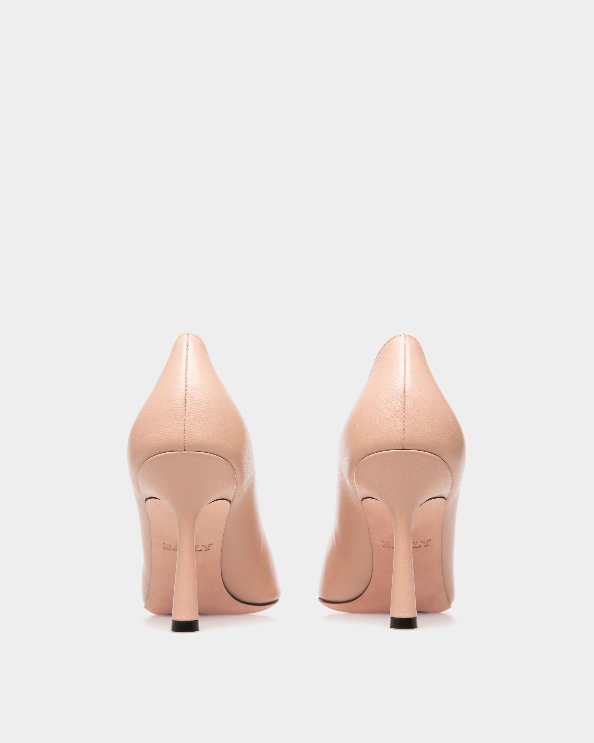 Evanca Pumps Aus Blassrosa Leder - Damen - Bally - 04