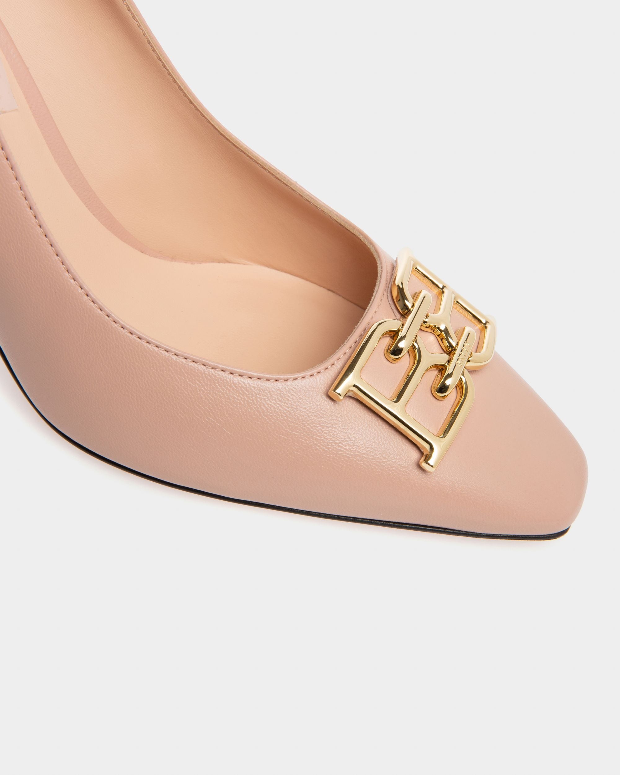 Evanca Pumps Aus Blassrosa Leder - Damen - Bally - 05