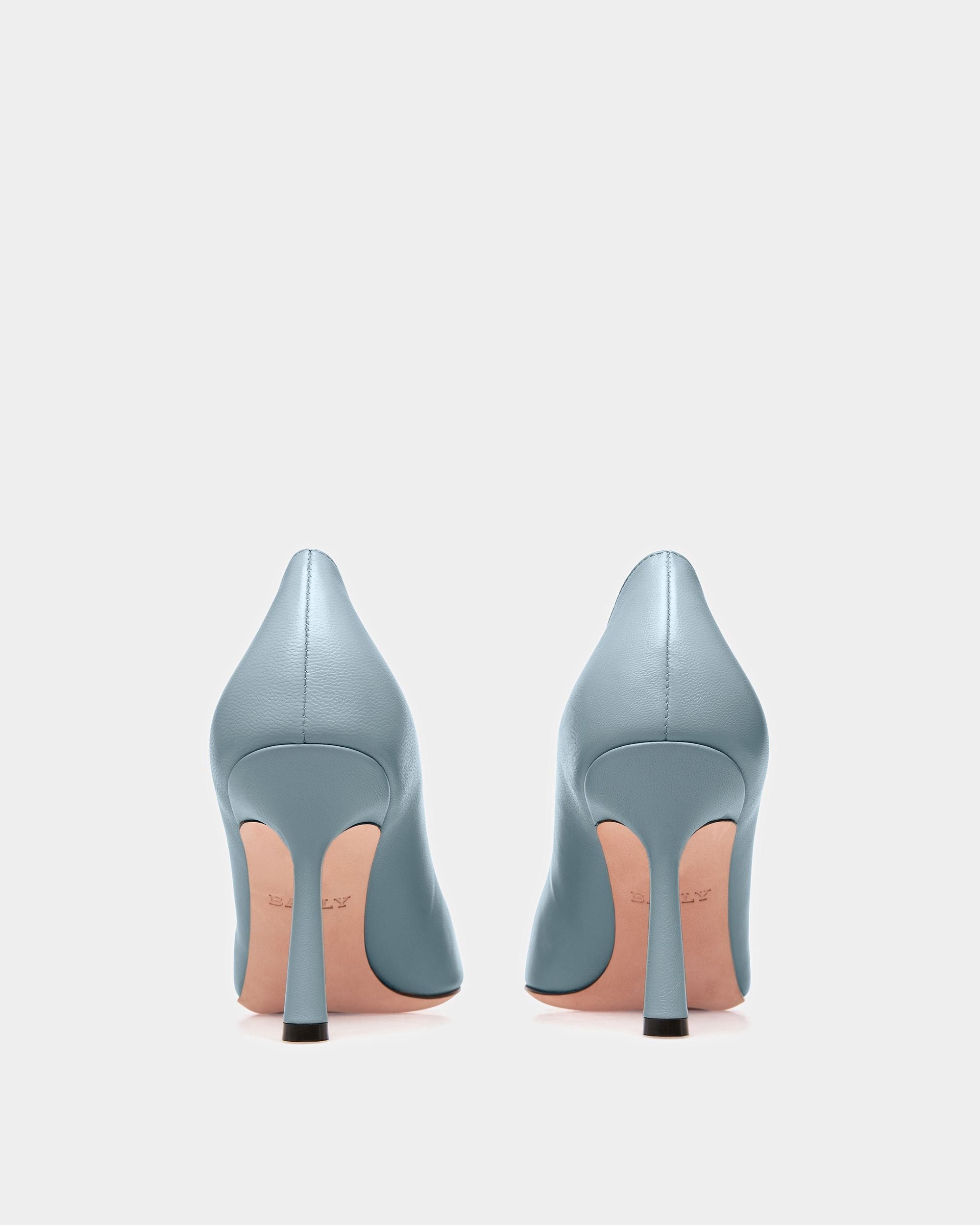 Evanca Décolleté In Pelle Azzurra - Donna - Bally - 03