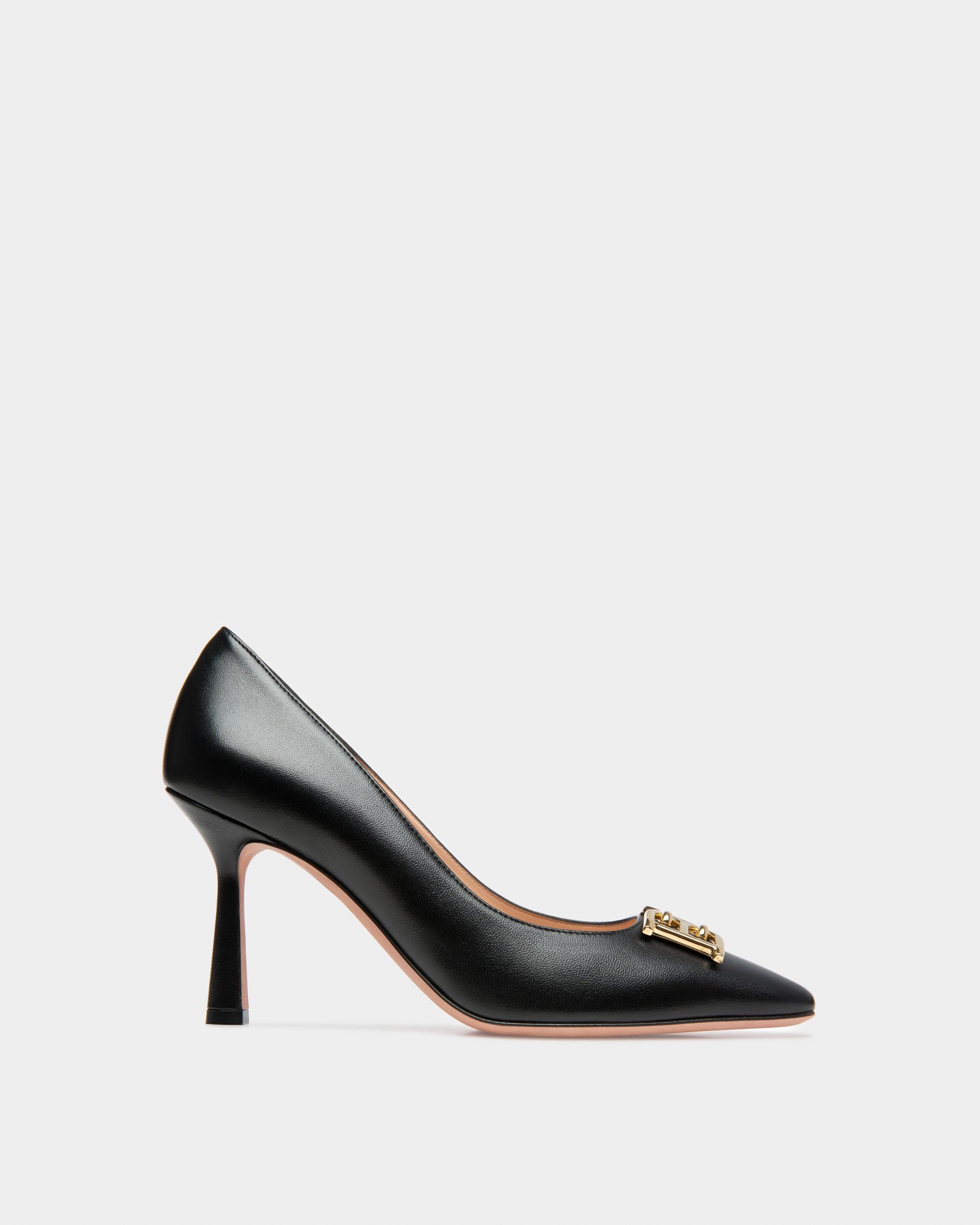 Evanca Décolleté In Pelle Nera - Donna - Bally - 01
