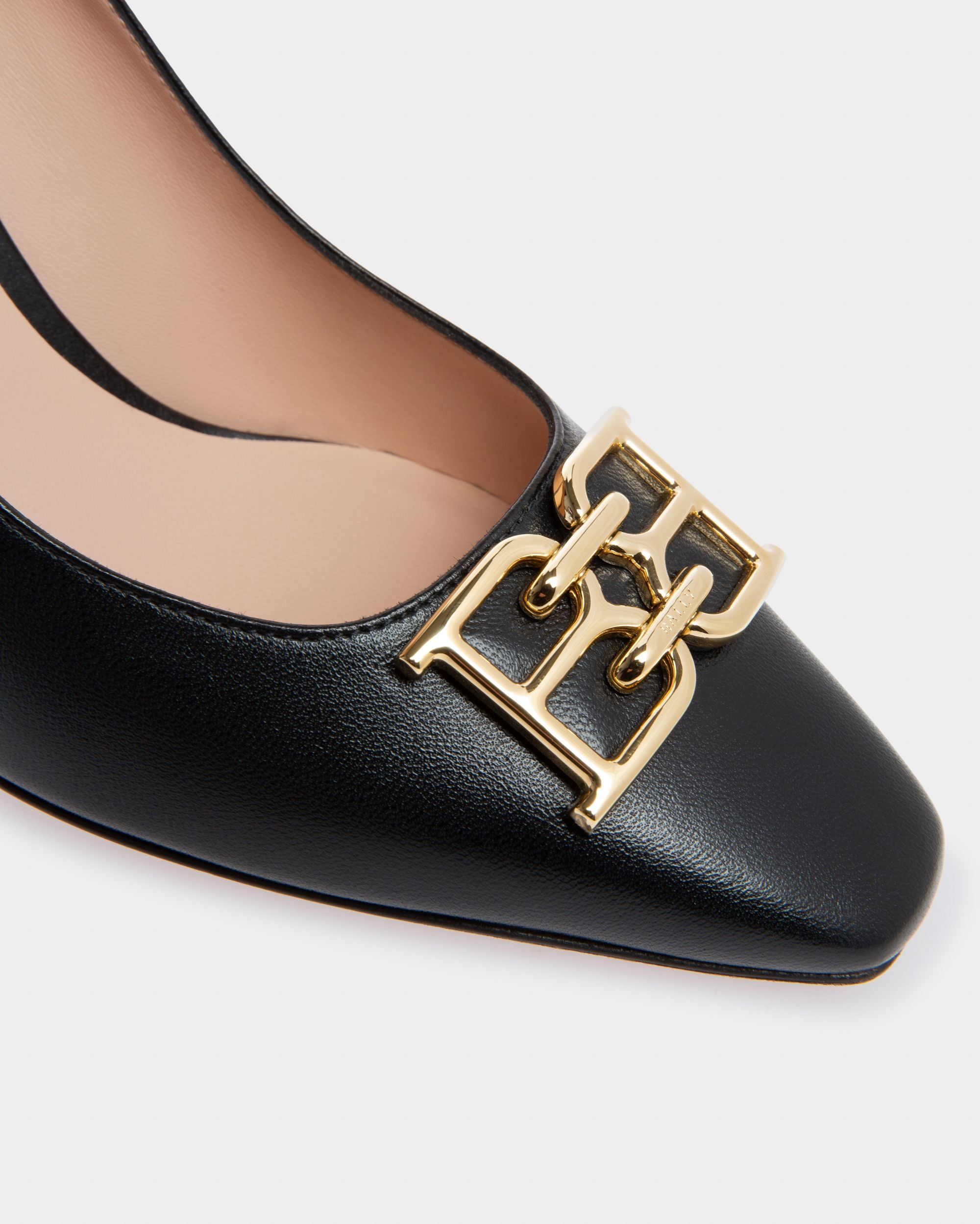 Evanca Décolleté In Pelle Nera - Donna - Bally - 05