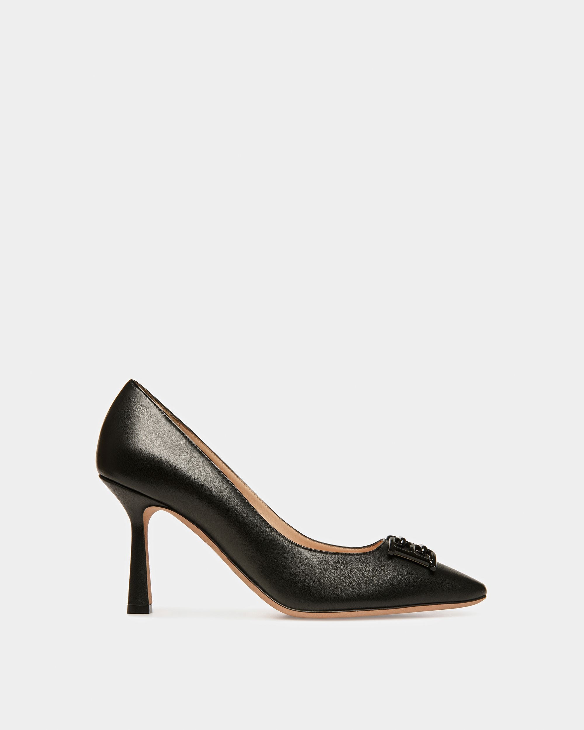 Evanca Décolleté In Pelle Nera - Donna - Bally - 01