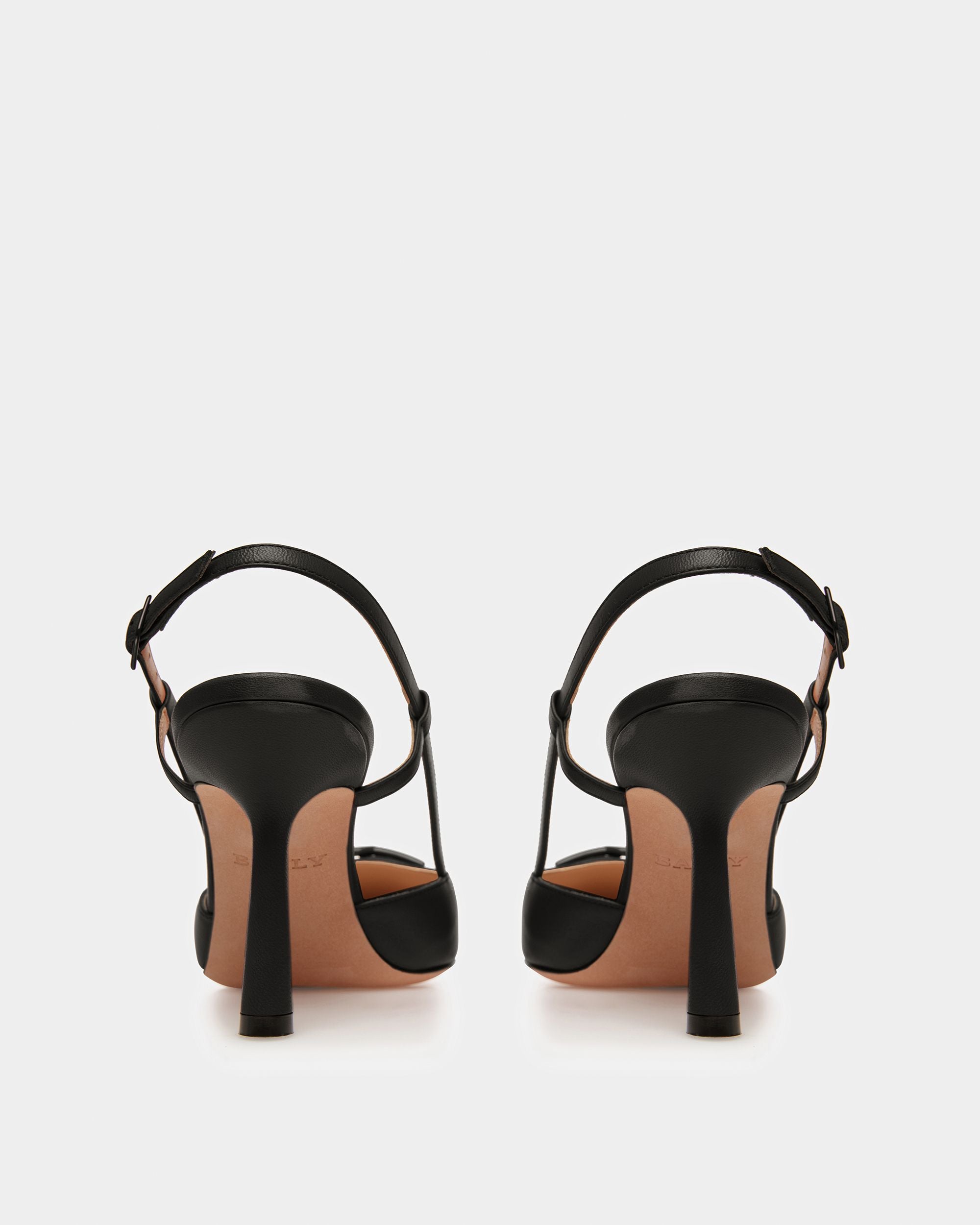 Eva Décolleté In Pelle Nera - Donna - Bally - 03