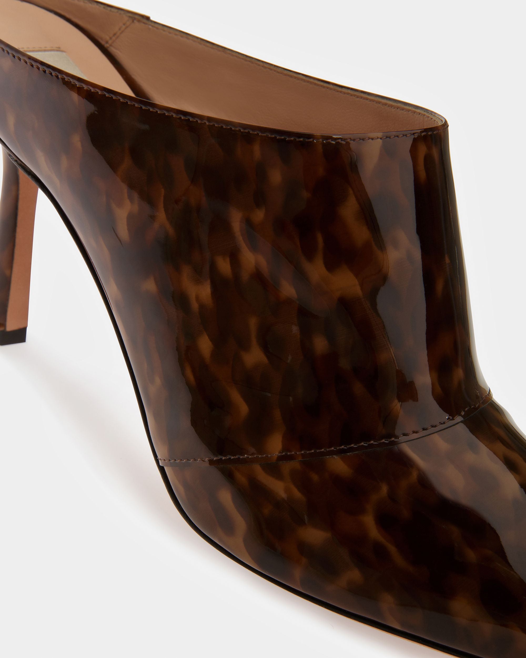 Nadine Escarpins En Cuir Noir Et Marron - Femme - Bally - 05