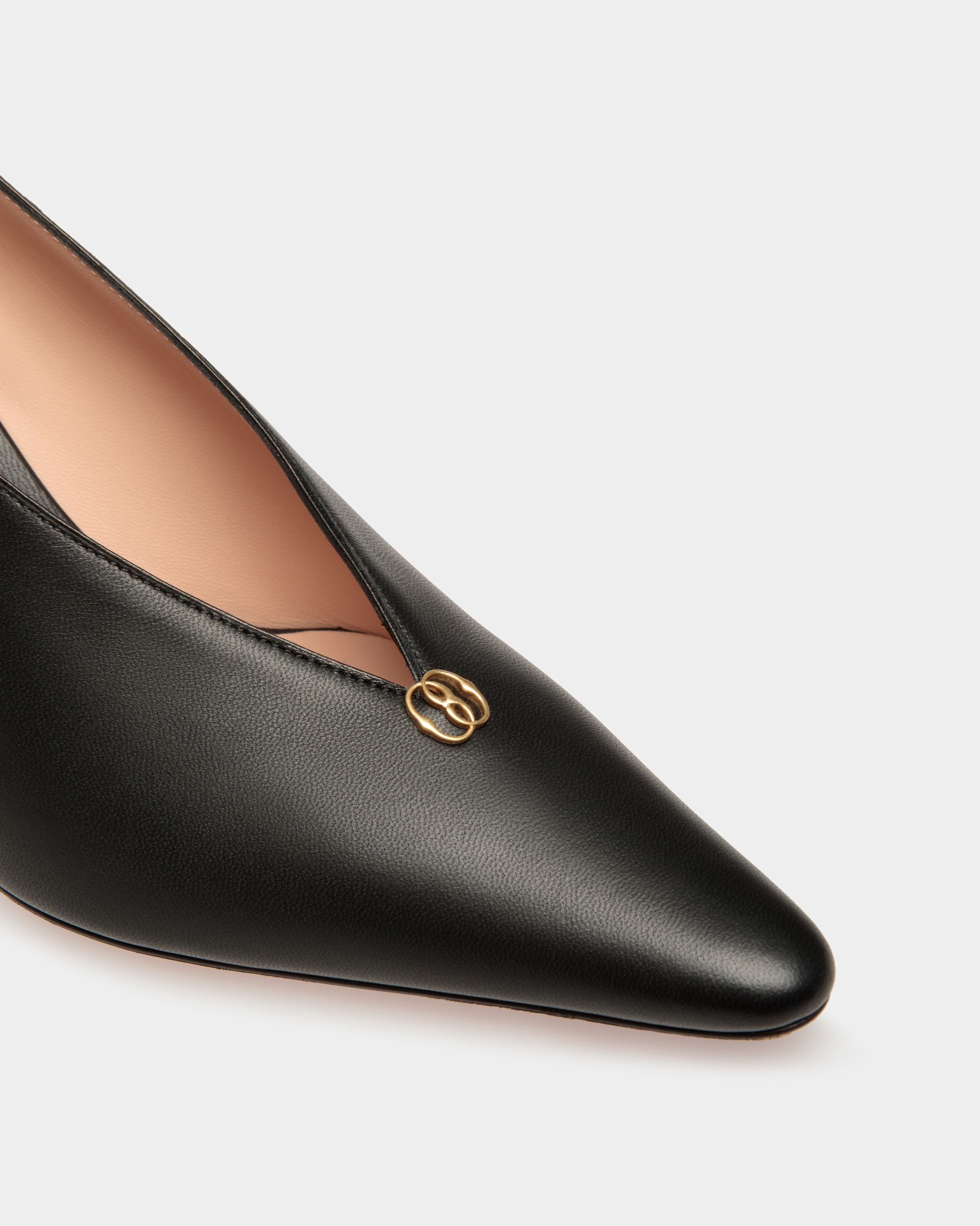 Katy Pumps In Black Leather - Women's - Bally - 05
