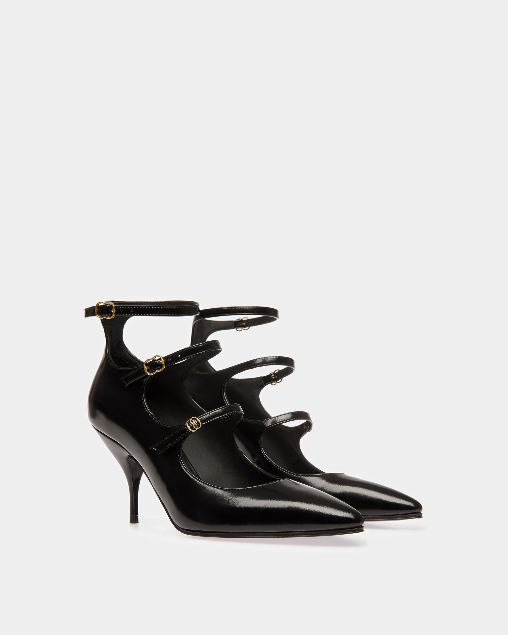 Escarpins Marilou En Cuir Noir - Femme - Bally - 03