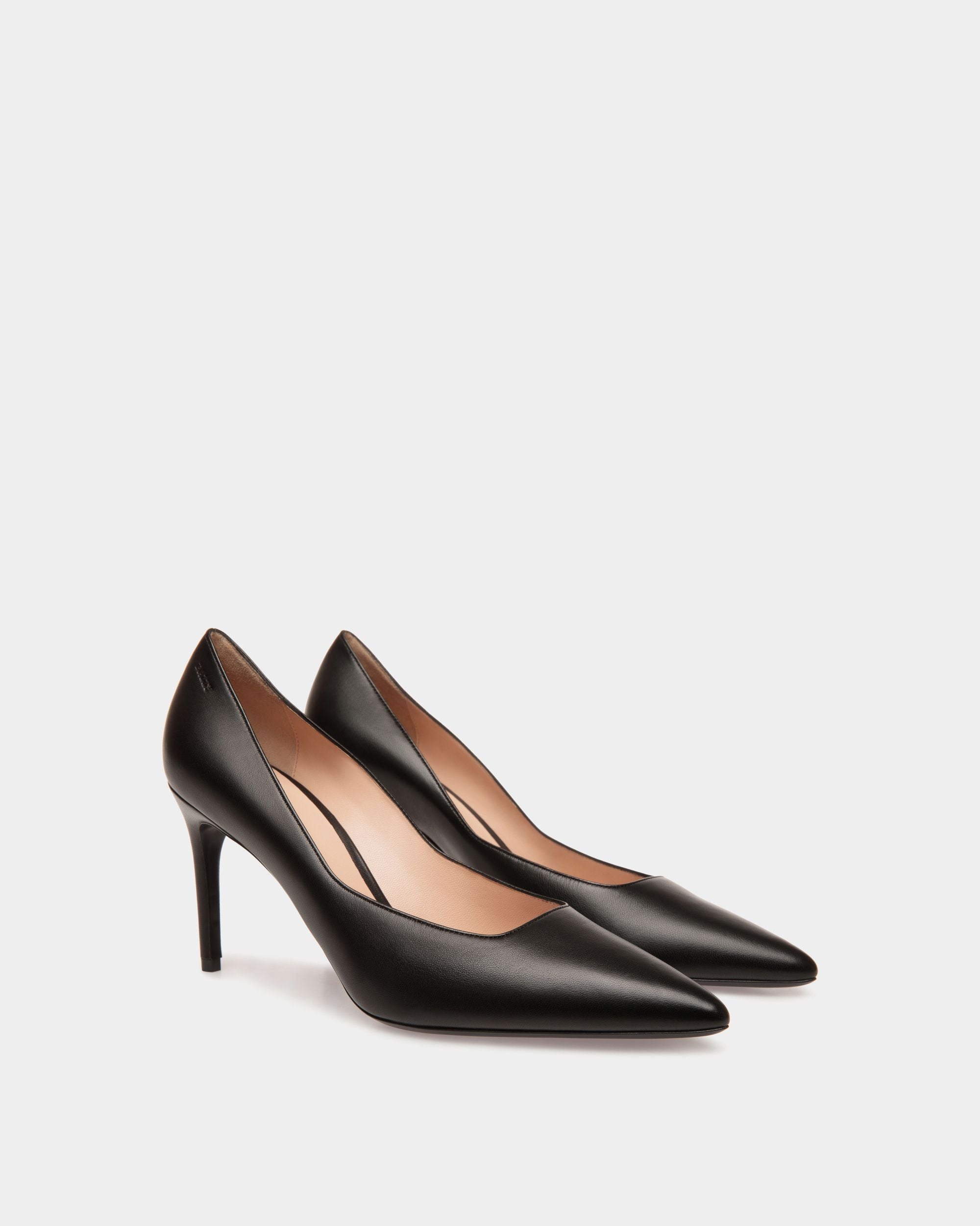 Pump In Black Lamb - Damen - Bally - 02