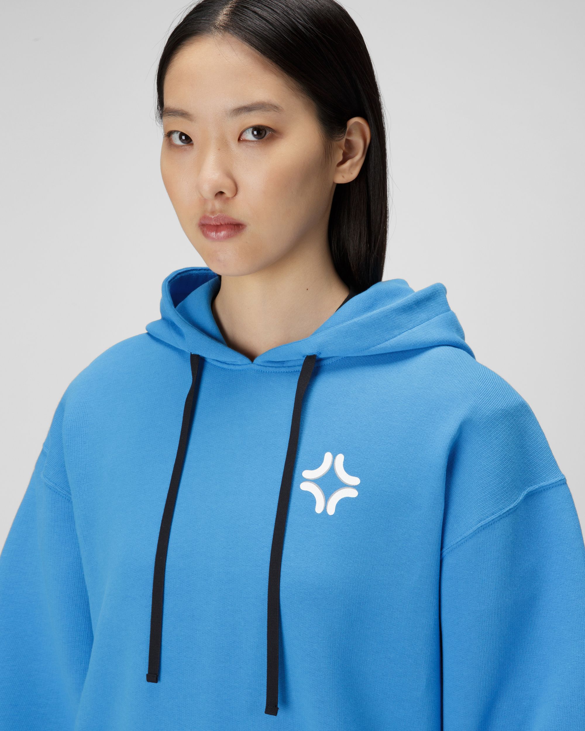 Sweatshirt Aus Bio-Baumwolle In Blau - Damen - Bally - 04