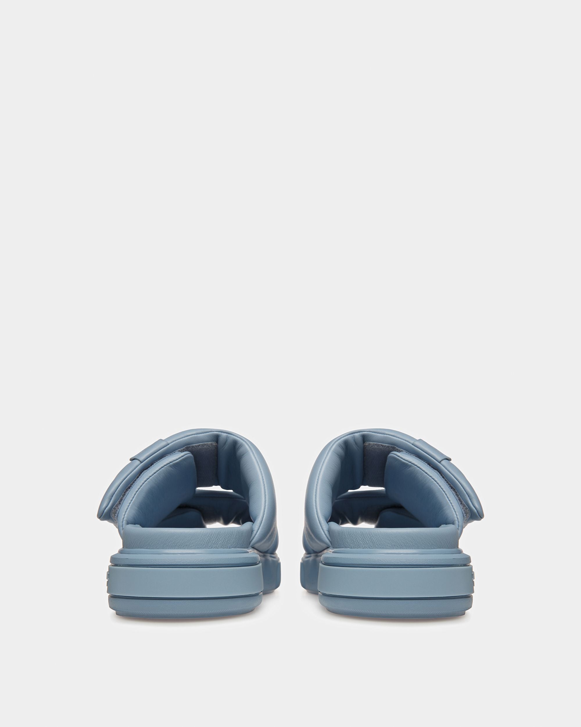 Joey-W Sandales En Cuir Bleu Clair - Femme - Bally - 04