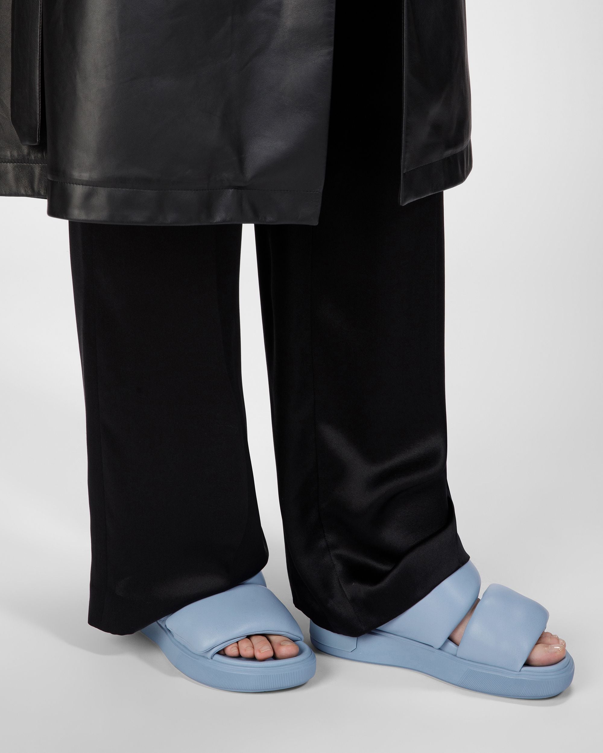 Joey-W Sandales En Cuir Bleu Clair - Femme - Bally - 08