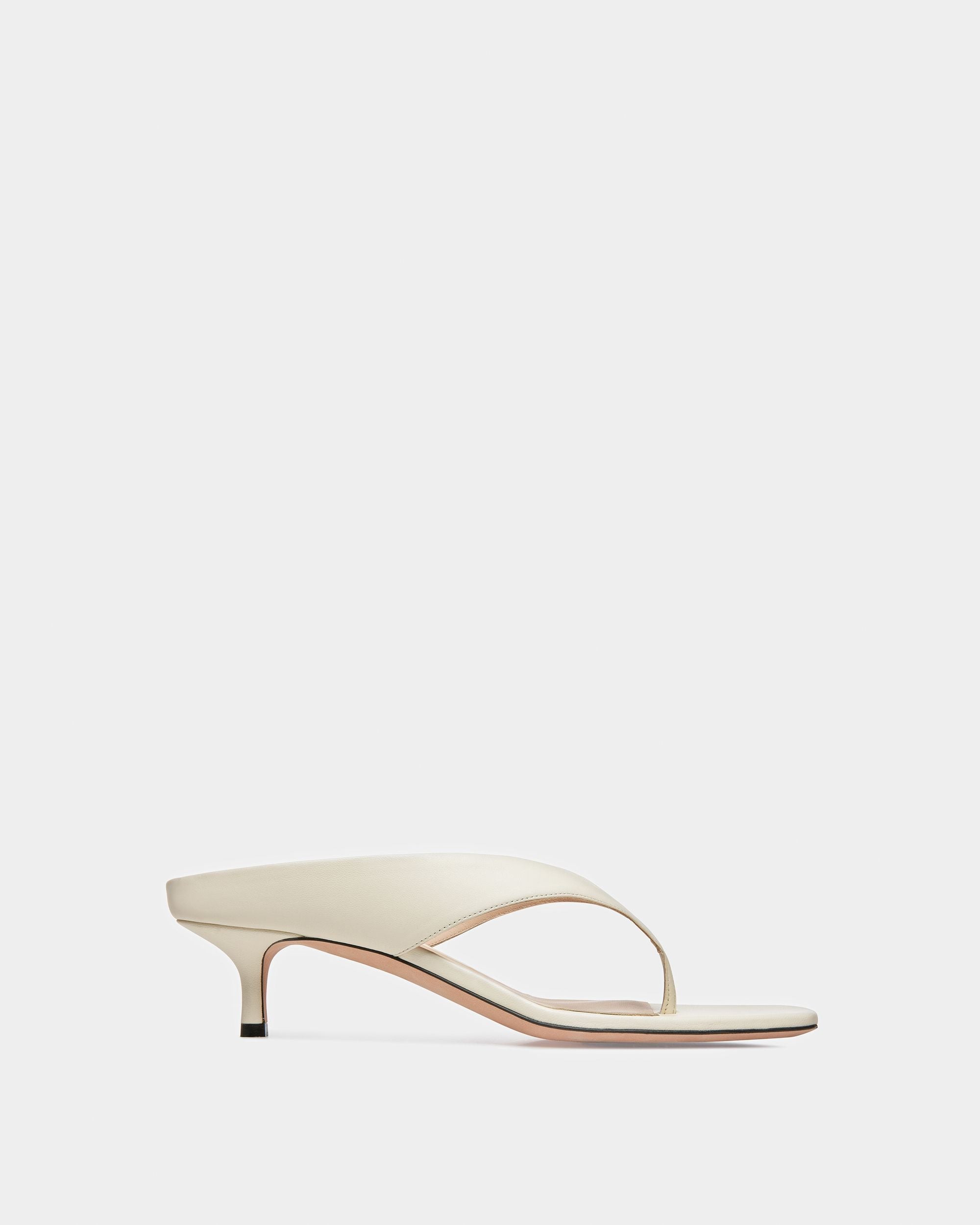 Nyna Sandales En Cuir Couleur Ivoire - Femme - Bally - 01
