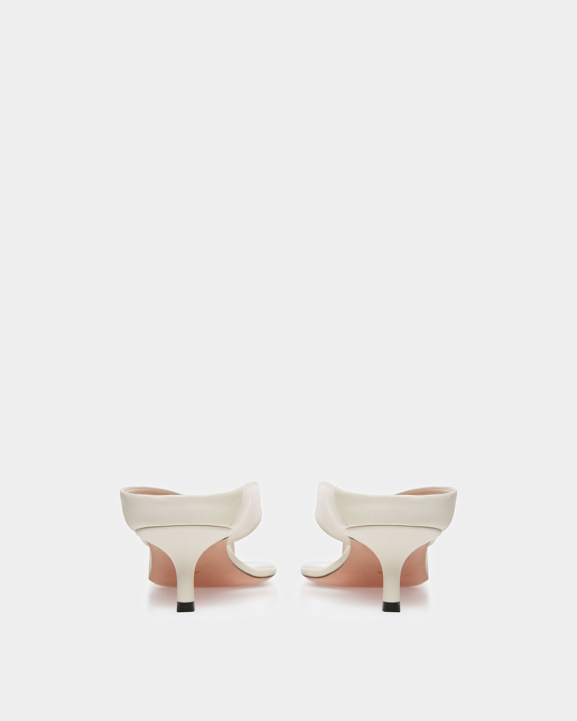 Nyna Sandales En Cuir Couleur Ivoire - Femme - Bally - 04