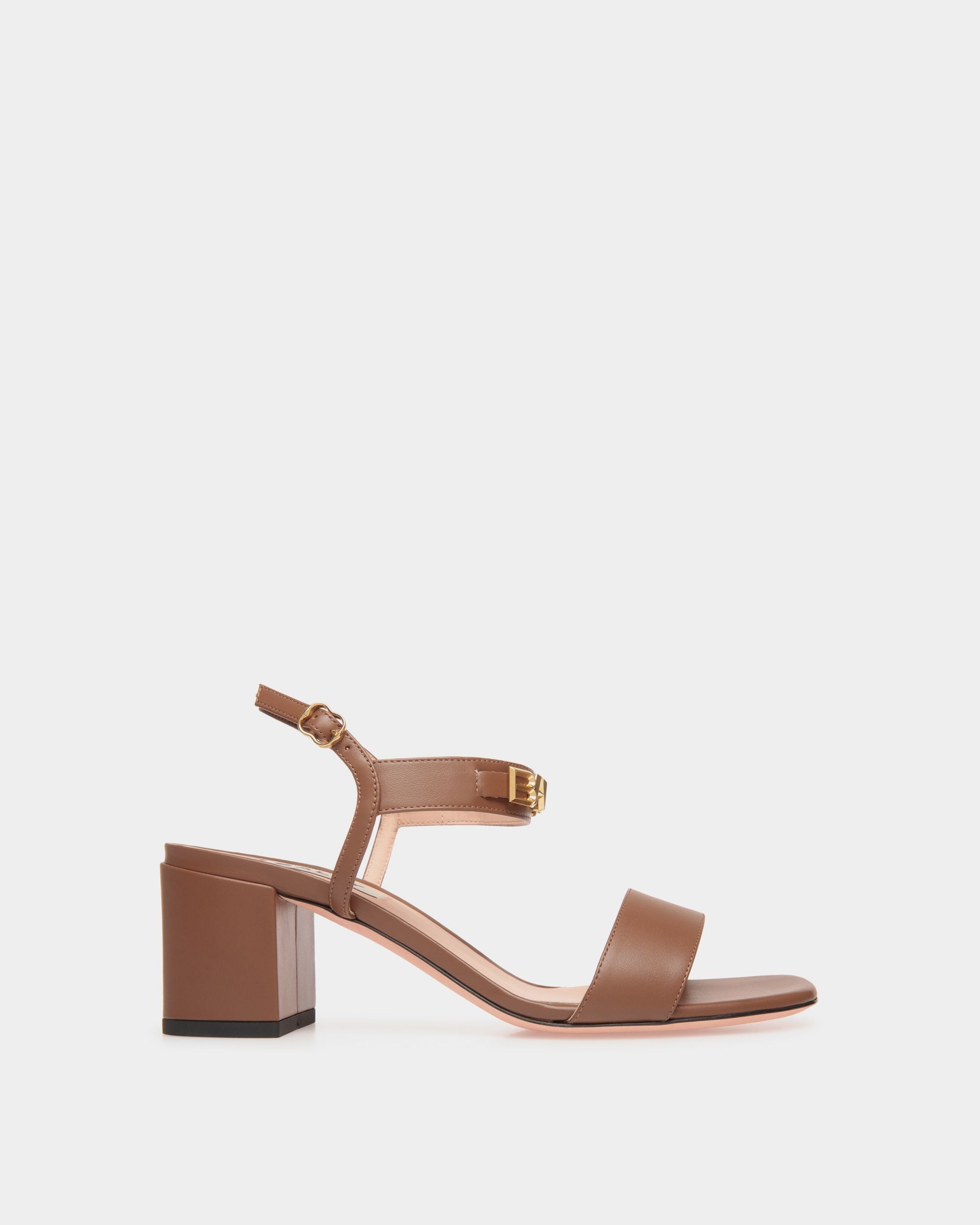 Bally Spell Heeled Sandal in Leather - Women's - Bally - 01