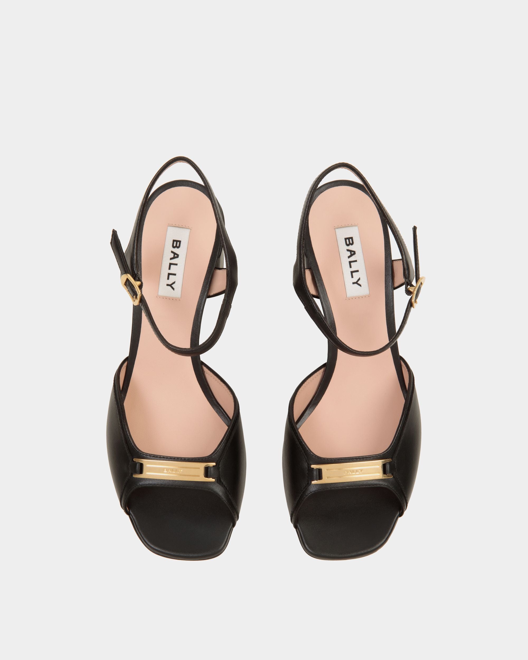Deco Sandale Aus Schwarzem Leder - Damen - Bally - 05