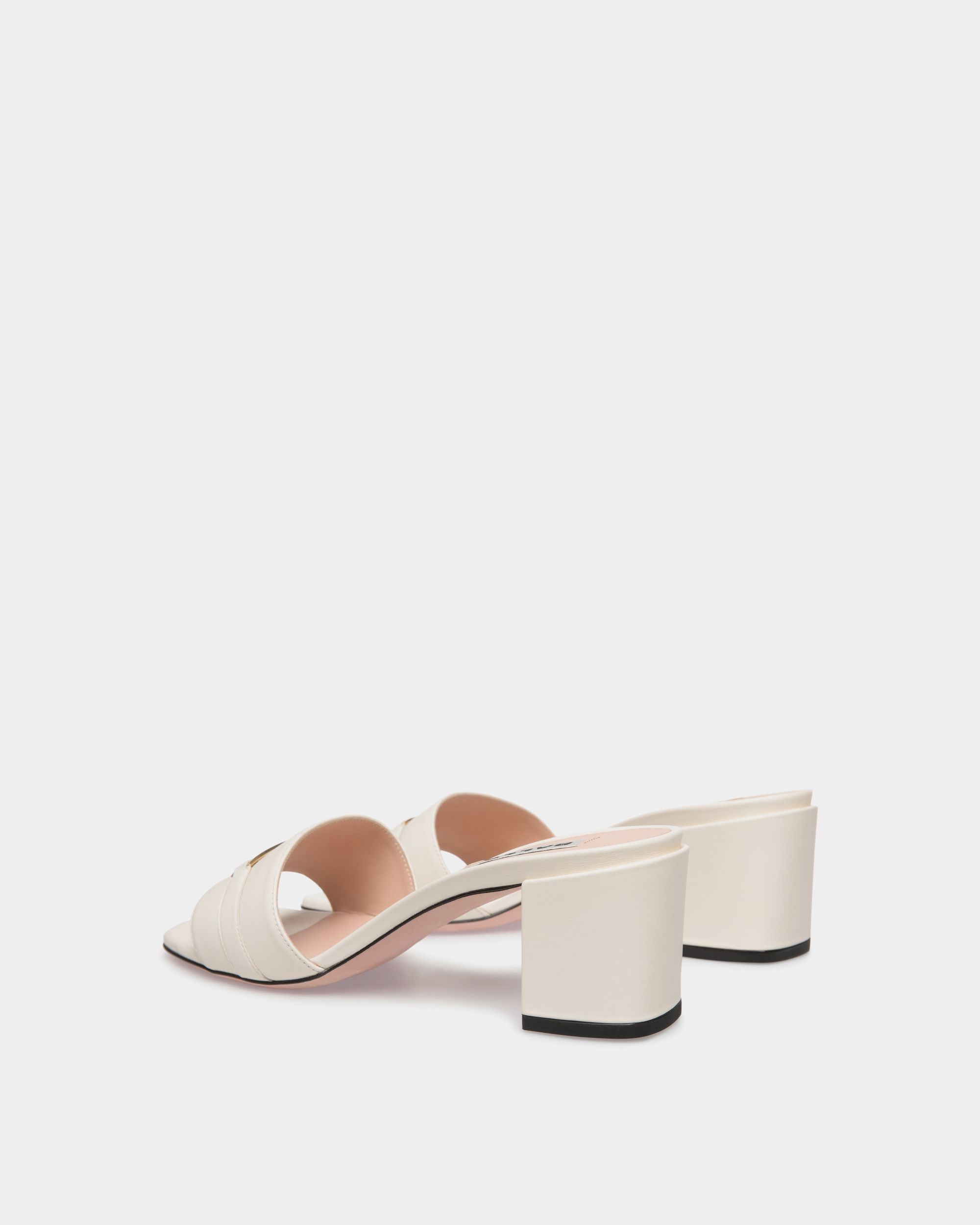 Sandalo Deco In Pelle Bianca - Donna - Bally - 03