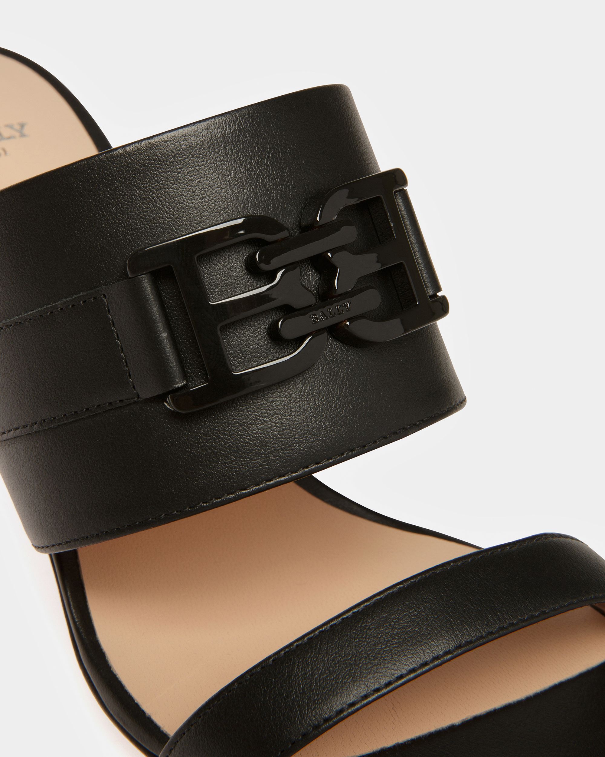 Ella Sandales En Cuir Noir - Femme - Bally - 04