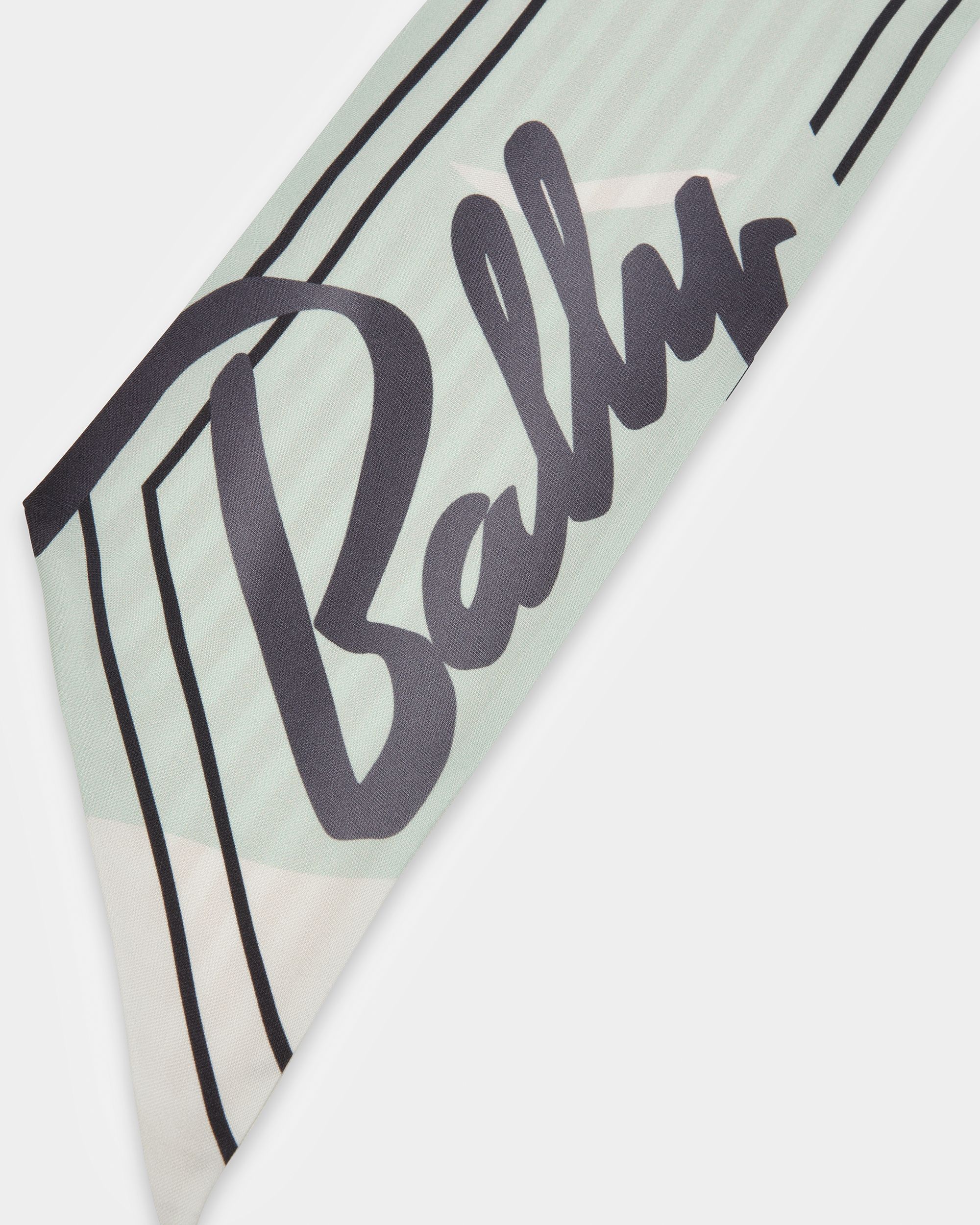 Foulard Bandeau Imprimé Bleu - Femme - Bally - 04