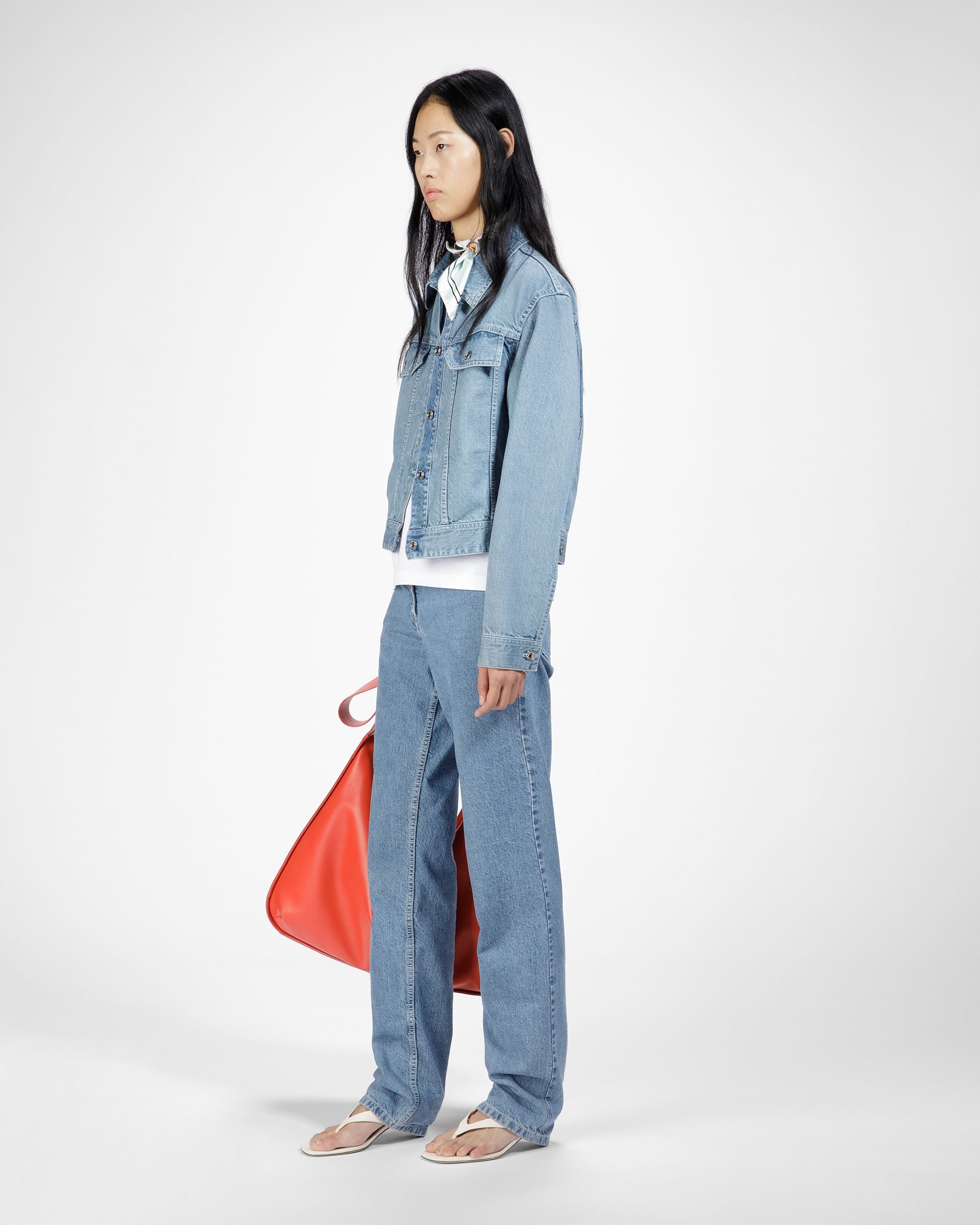 Bedrucktes Carré In Blau - Damen - Bally - 02