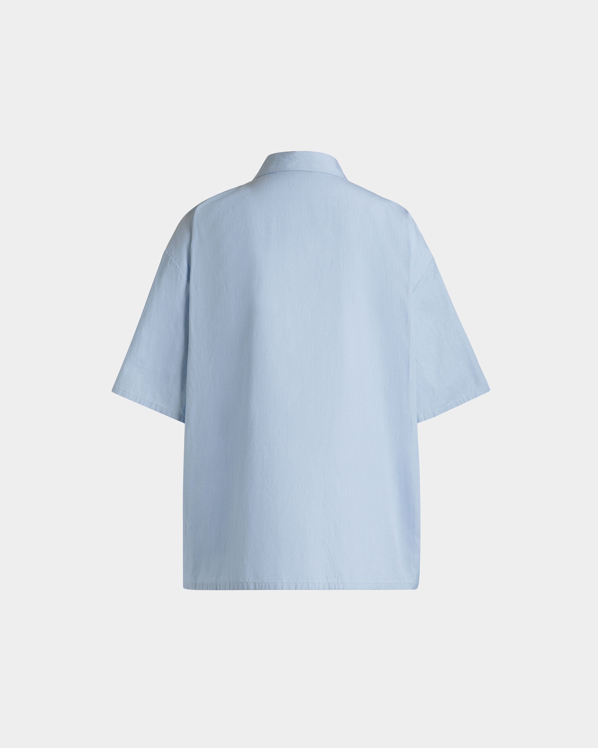 Camicia Oversize In Cotone Light Blue - Donna - Bally - 07