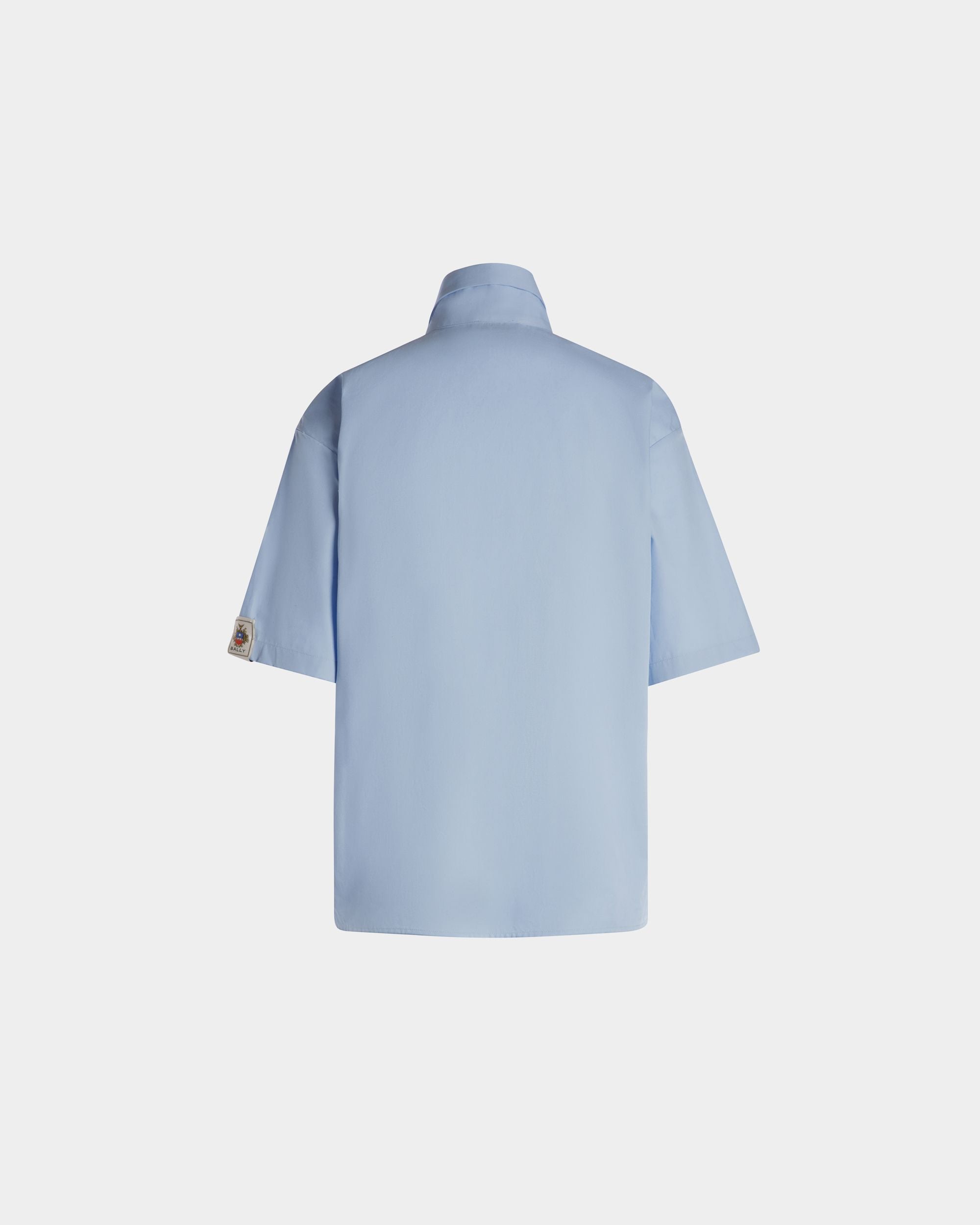 Shirt In Light Blue Cotton - Women's - Bally - 03