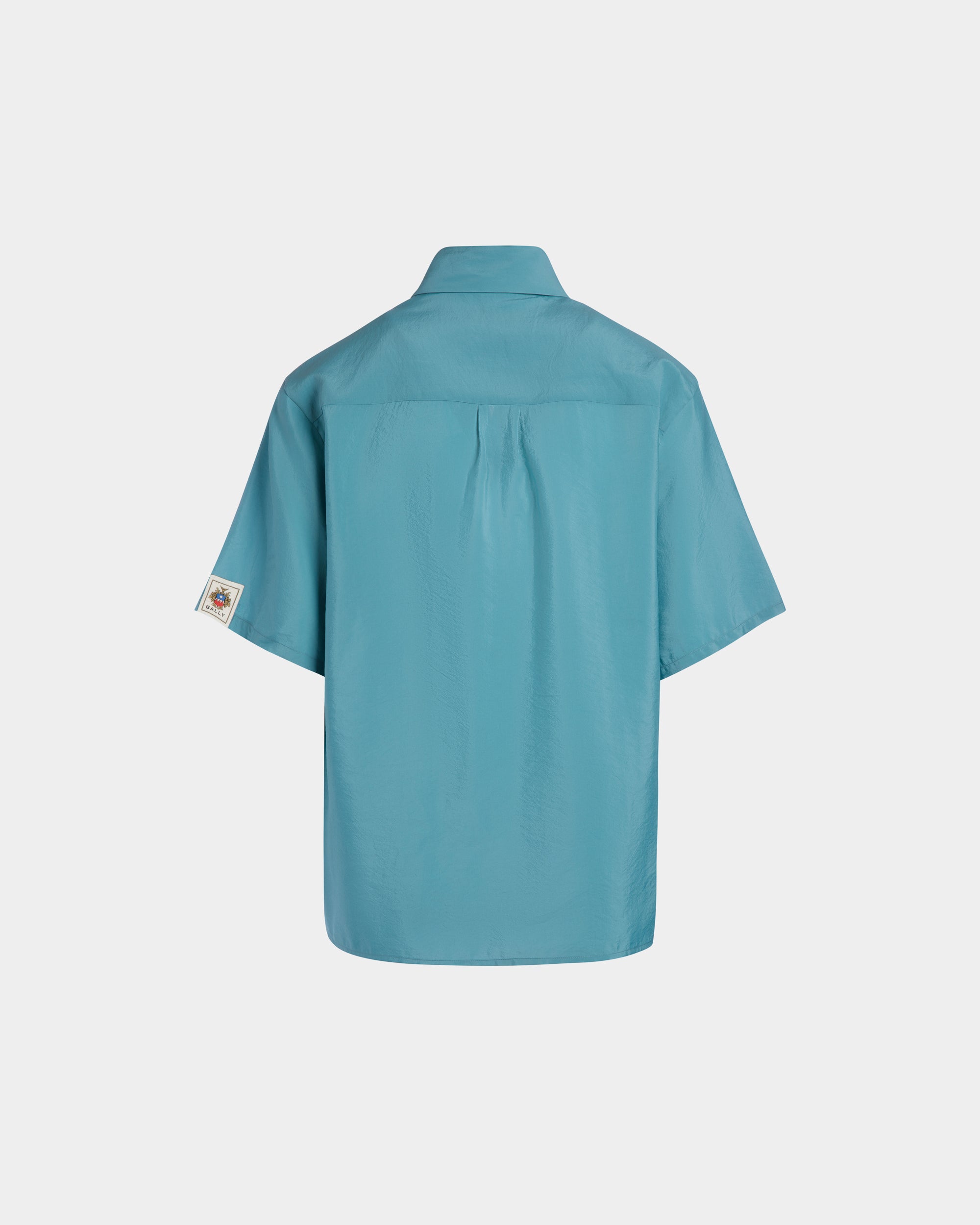 Camicia In Raso Medium Blue - Donna - Bally - 07