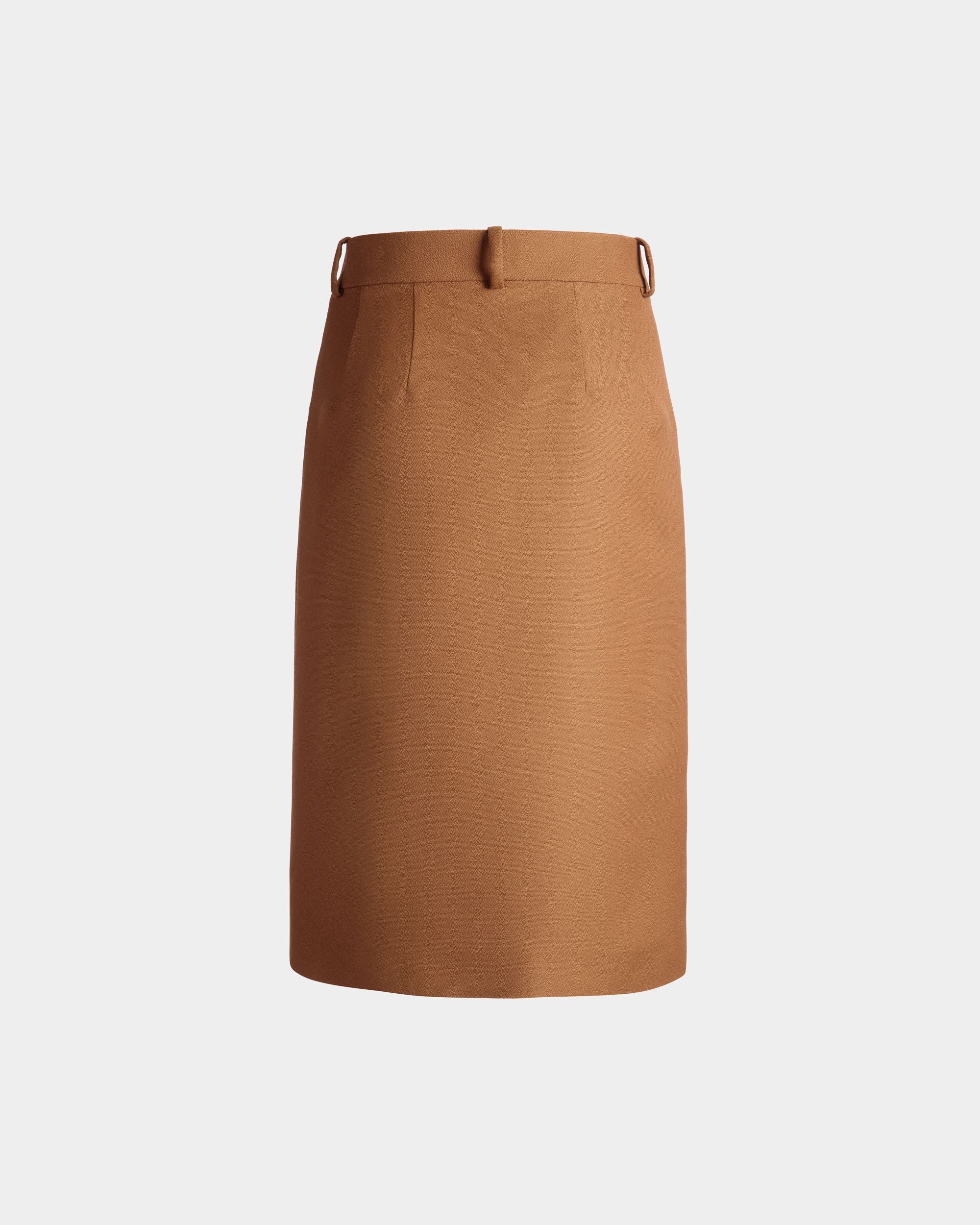 Gonna Longuette In Misto Lana Marrone - Donna - Bally - 07