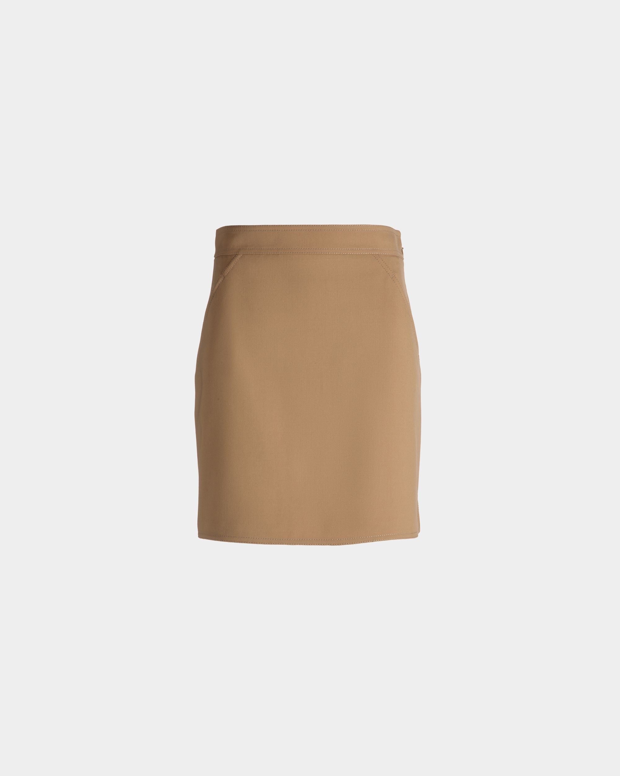 Skirts Skirt In Brown Mix Wool And Poly - Women's - Bally - 01