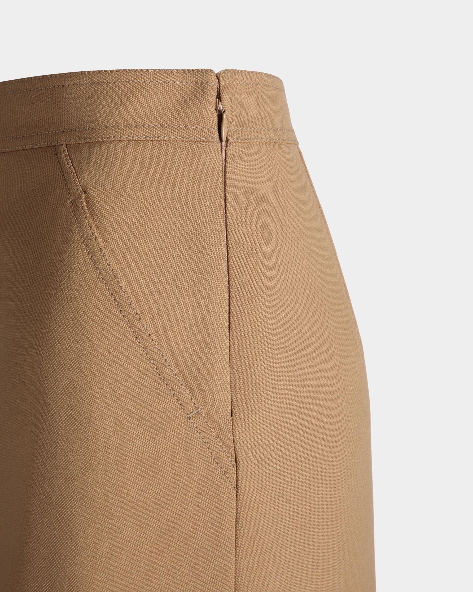 Skirts Skirt In Brown Mix Wool And Poly - Women's - Bally - 02