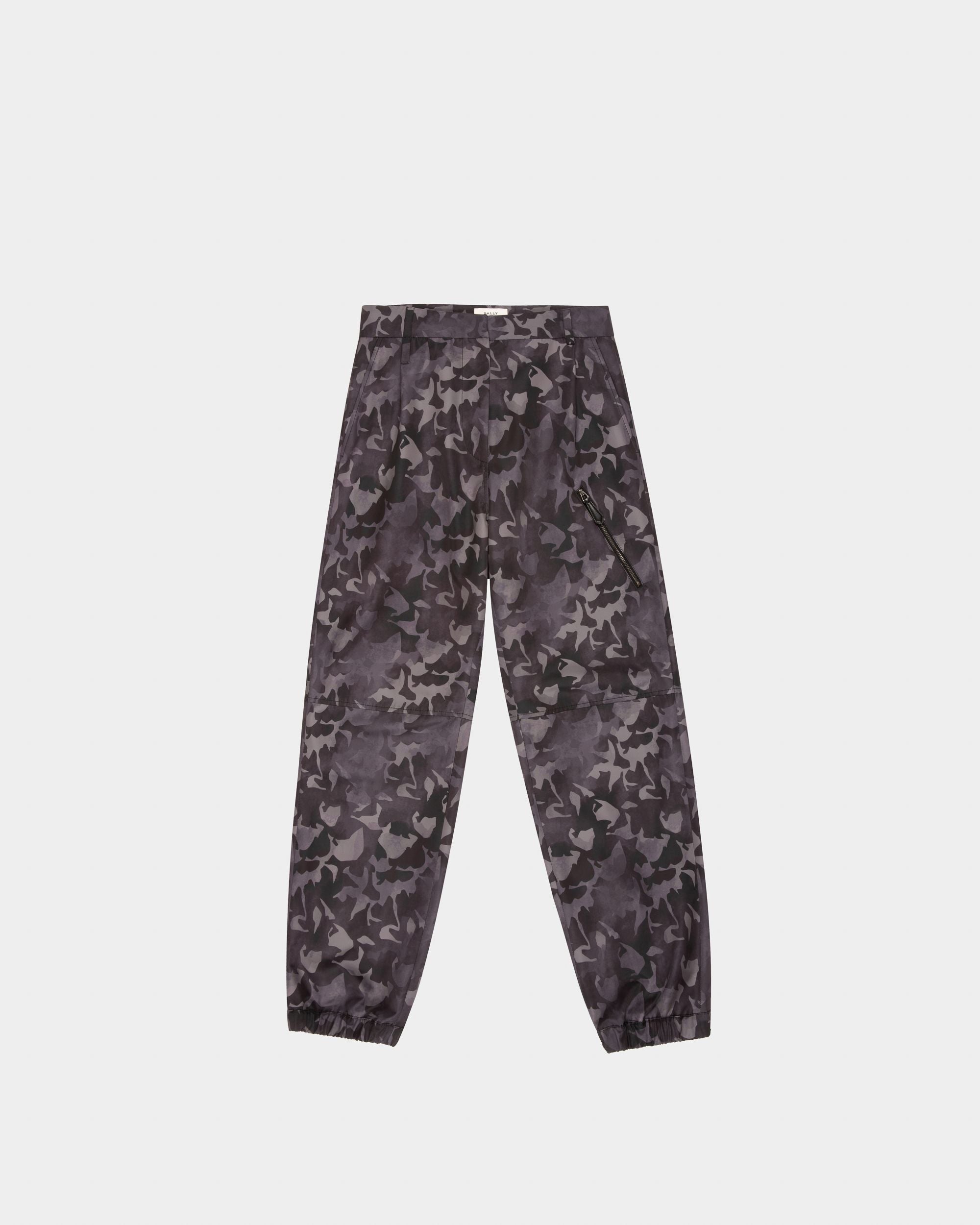Pantalon En Nylon Recyclé Noir - Femme - Bally - 04