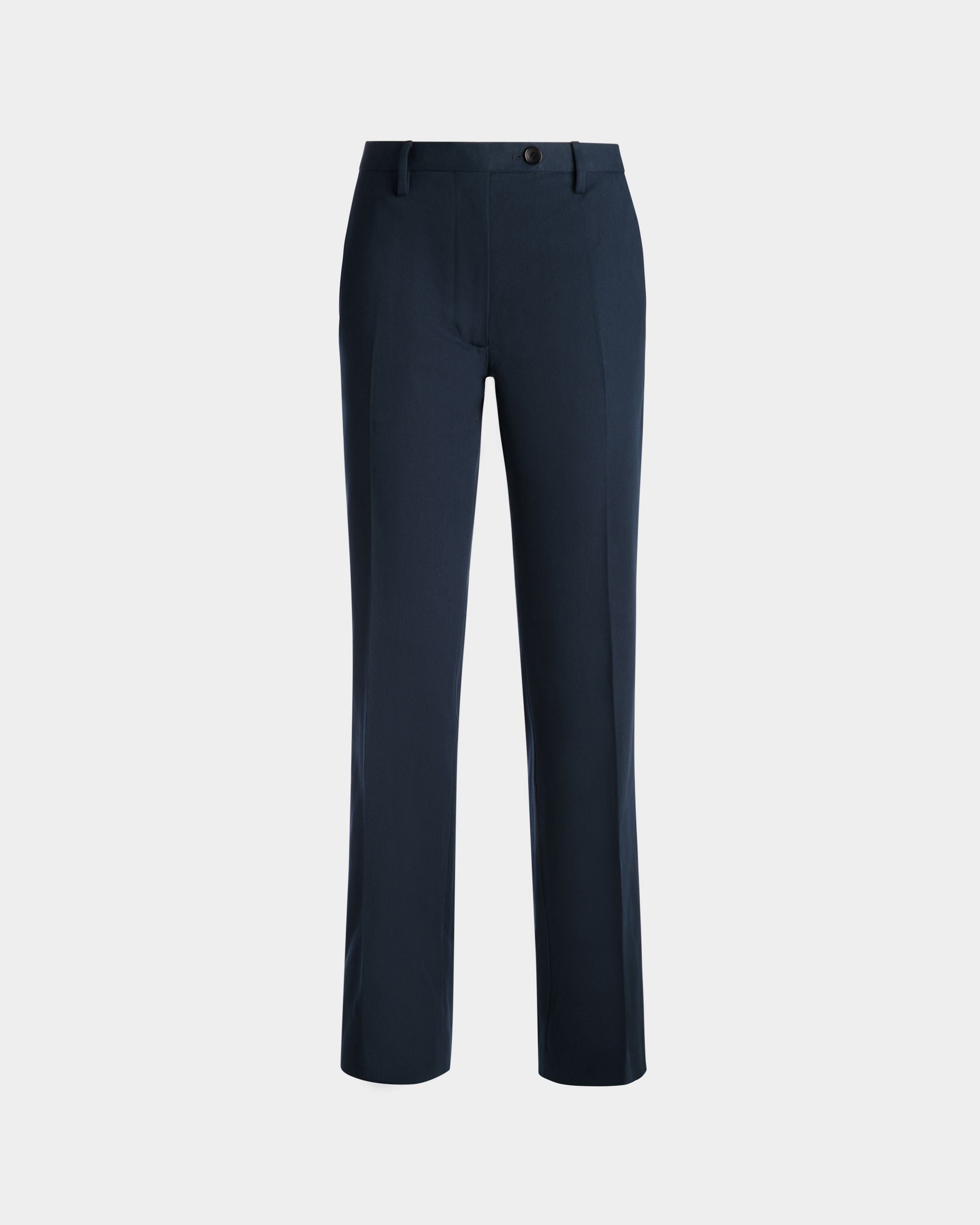 Pantalone In Cotone Blu - Donna - Bally - 01