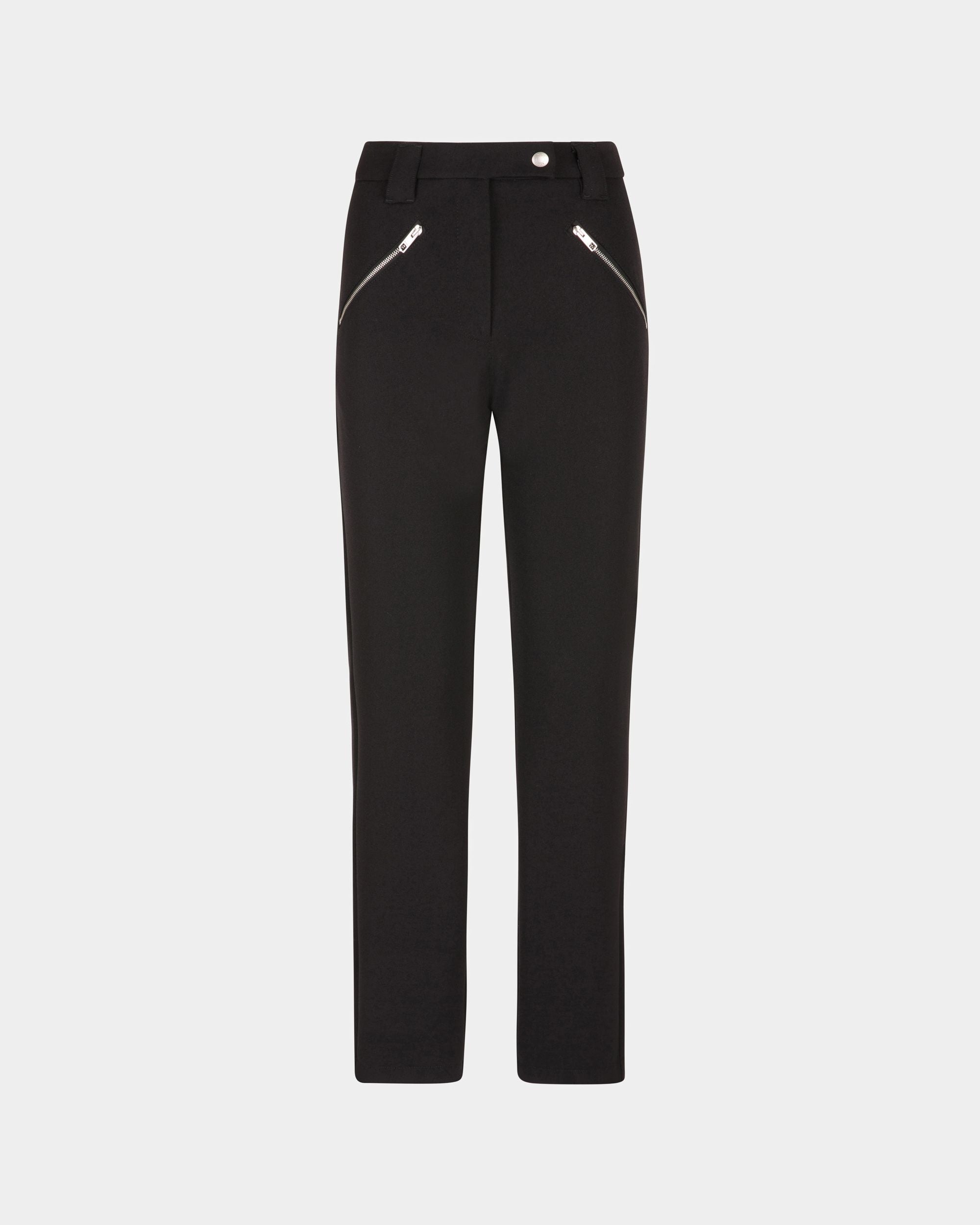 Stretch Pants In Black - Women's - Bally - 01
