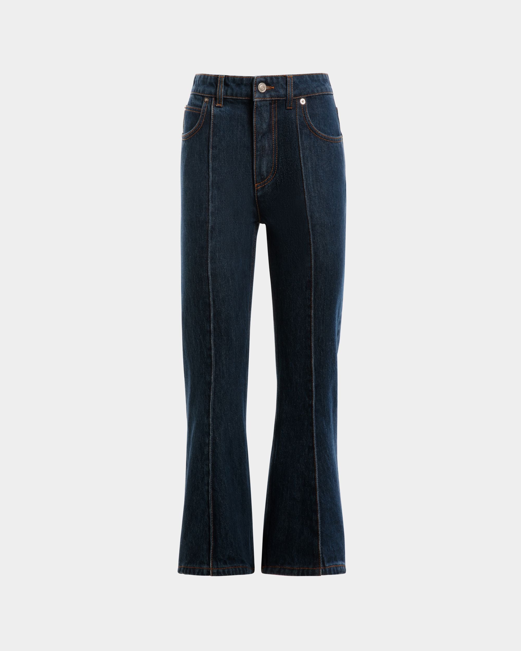 Jeanshose Aus Baumwolle In Navy Blue - Women's - Bally - 01